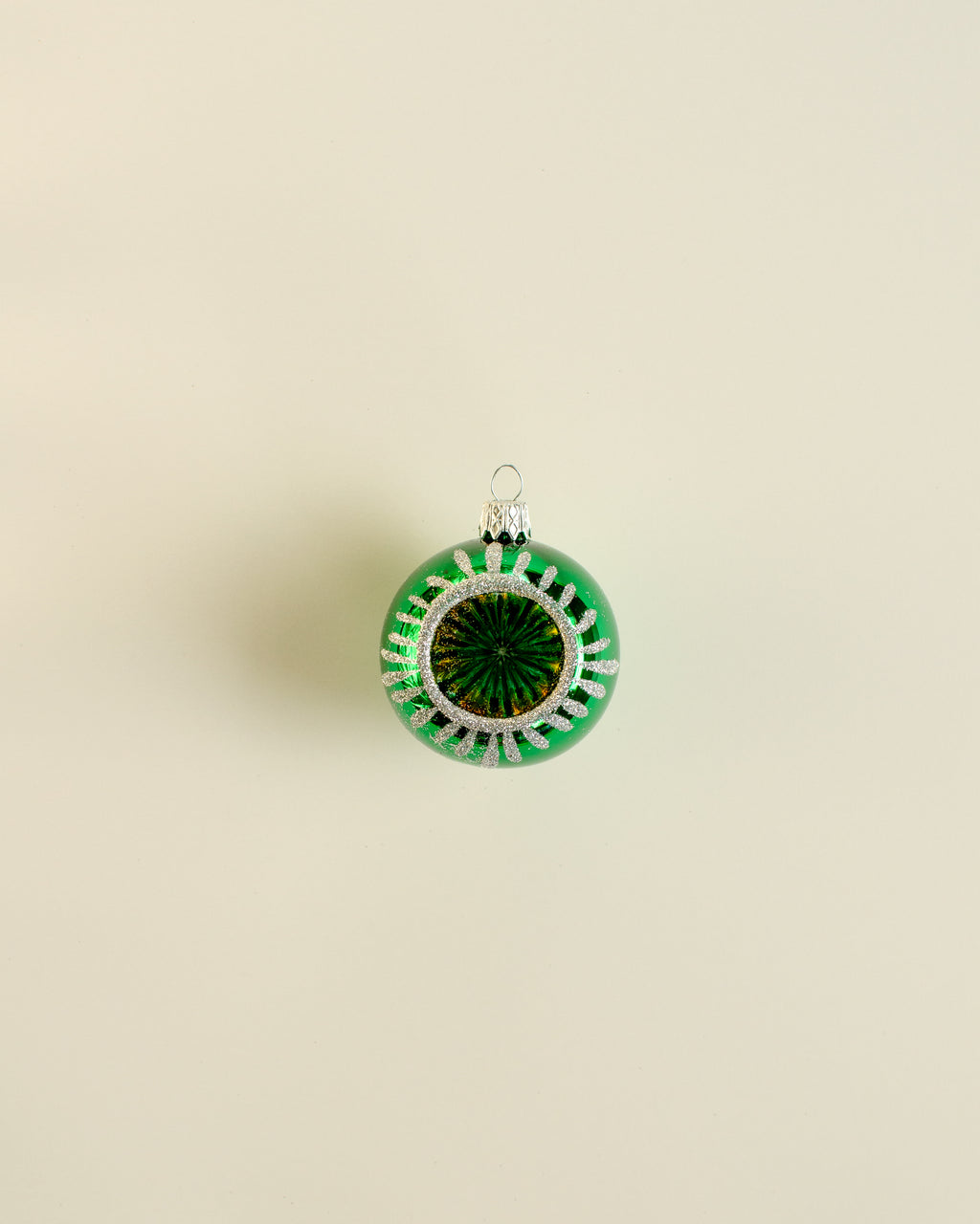 Christmas Bauble Rosette Ornament Small Set of 12