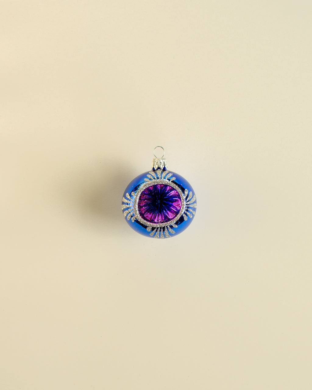 Christmas Bauble Rosette Ornament Small Set of 12