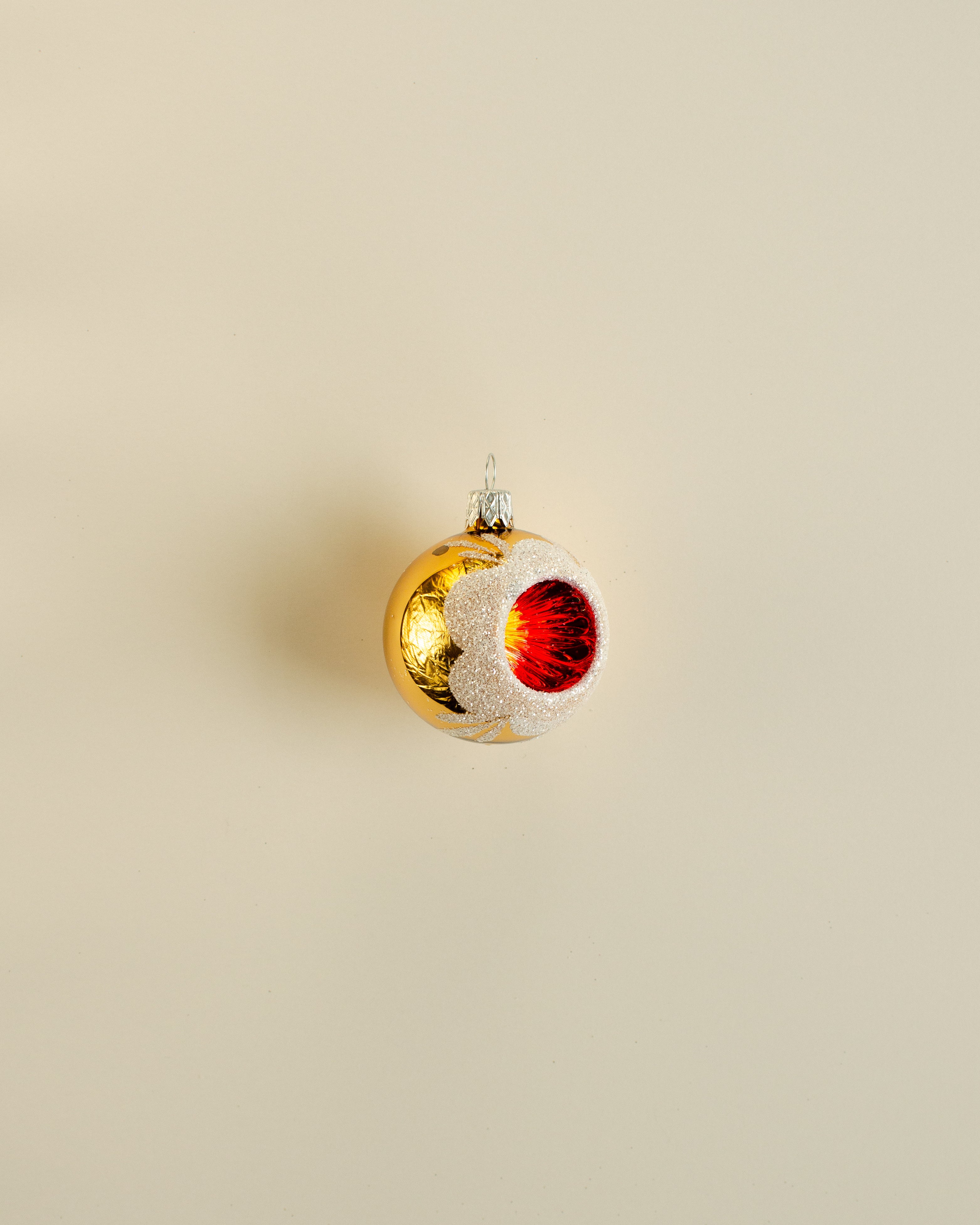 Christmas Bauble Rosette Ornament Small Set of 12