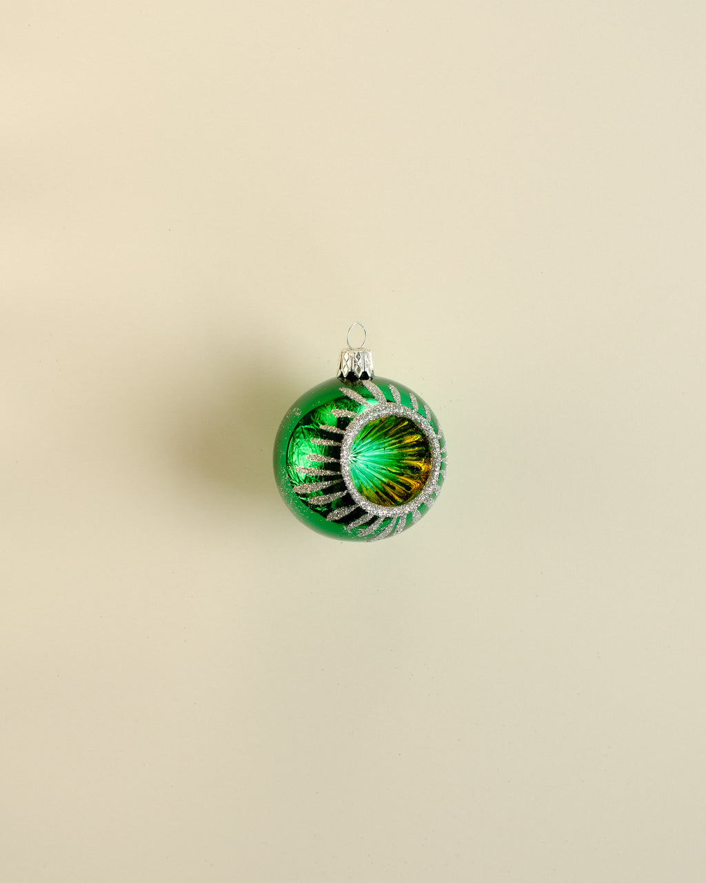 Christmas Bauble Rosette Ornament Small Set of 12