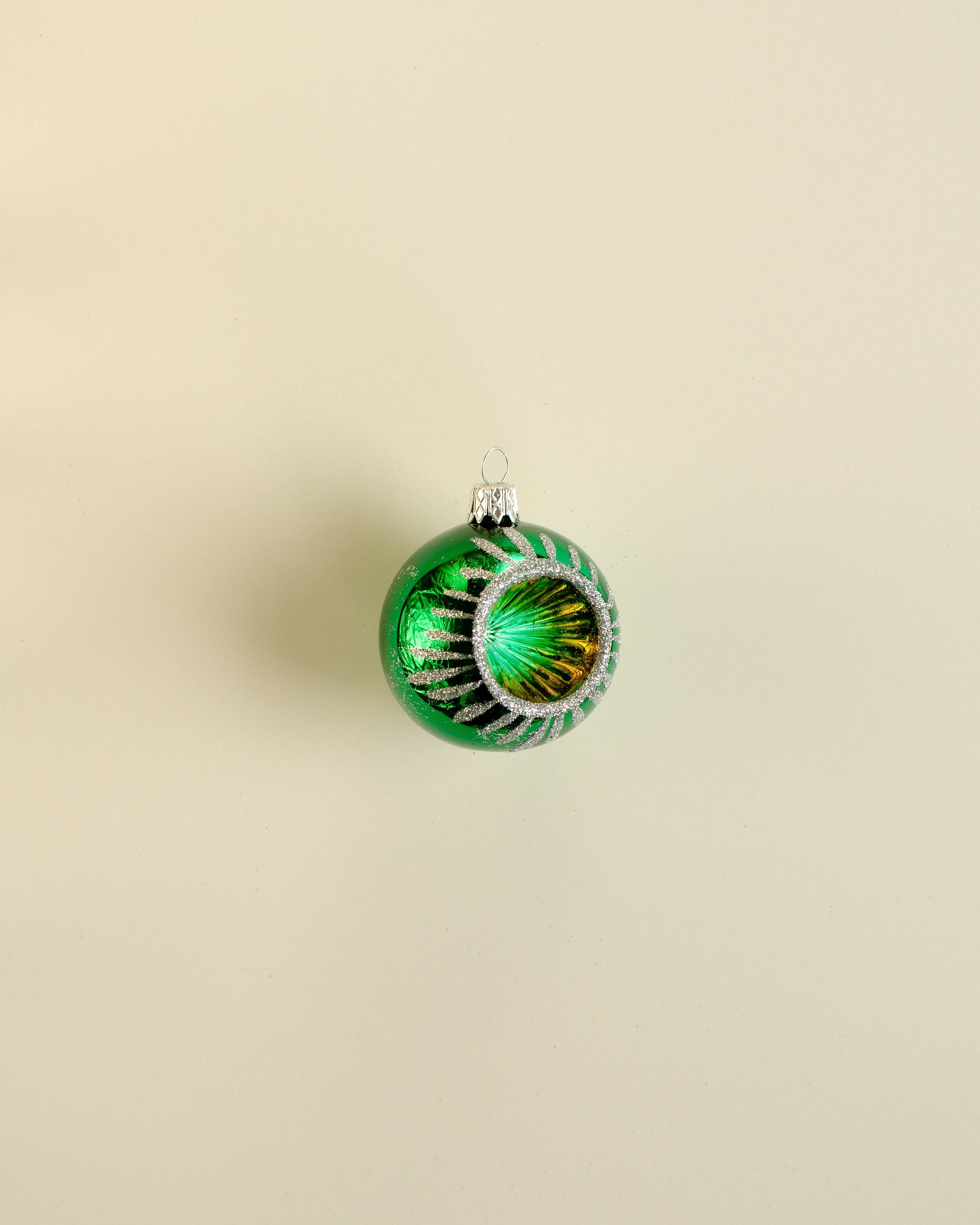 Christmas Bauble Rosette Ornament Small Set of 12
