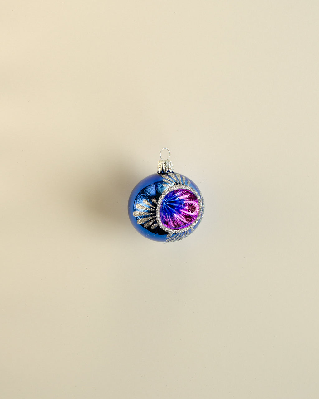 Christmas Bauble Rosette Ornament Small Set of 12