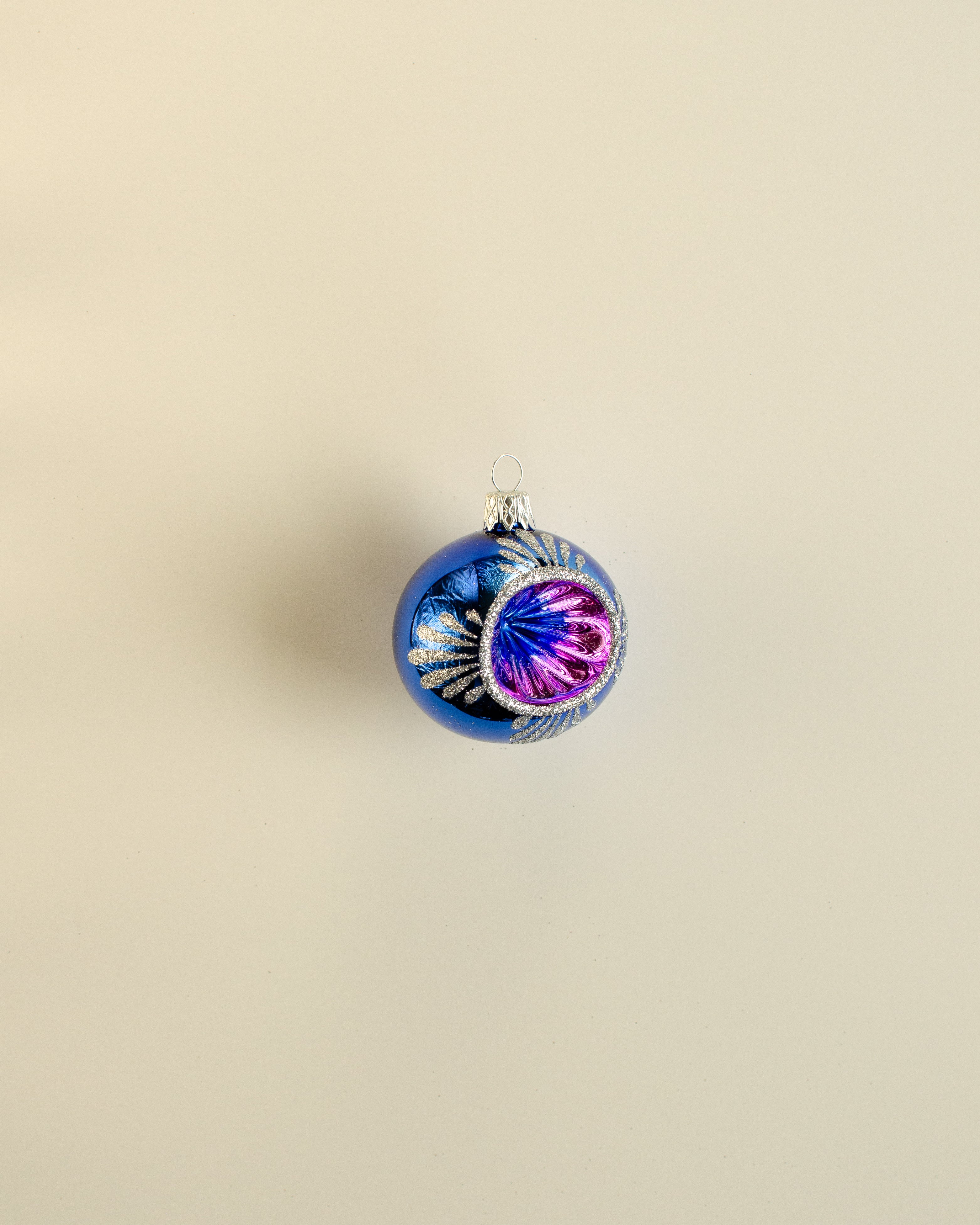 Christmas Bauble Rosette Ornament Small Set of 12