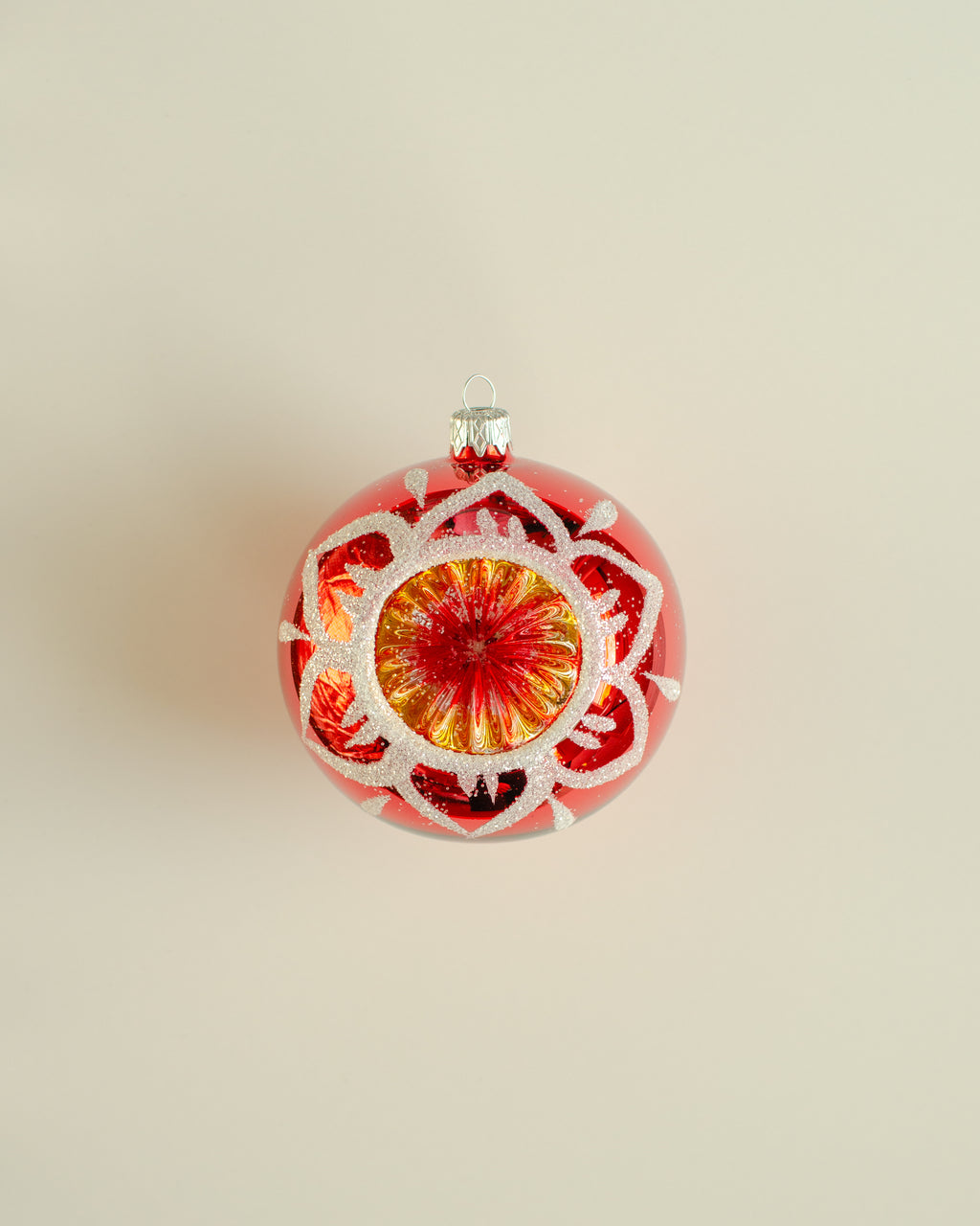 Christmas Ball Rosette Large Set of 4