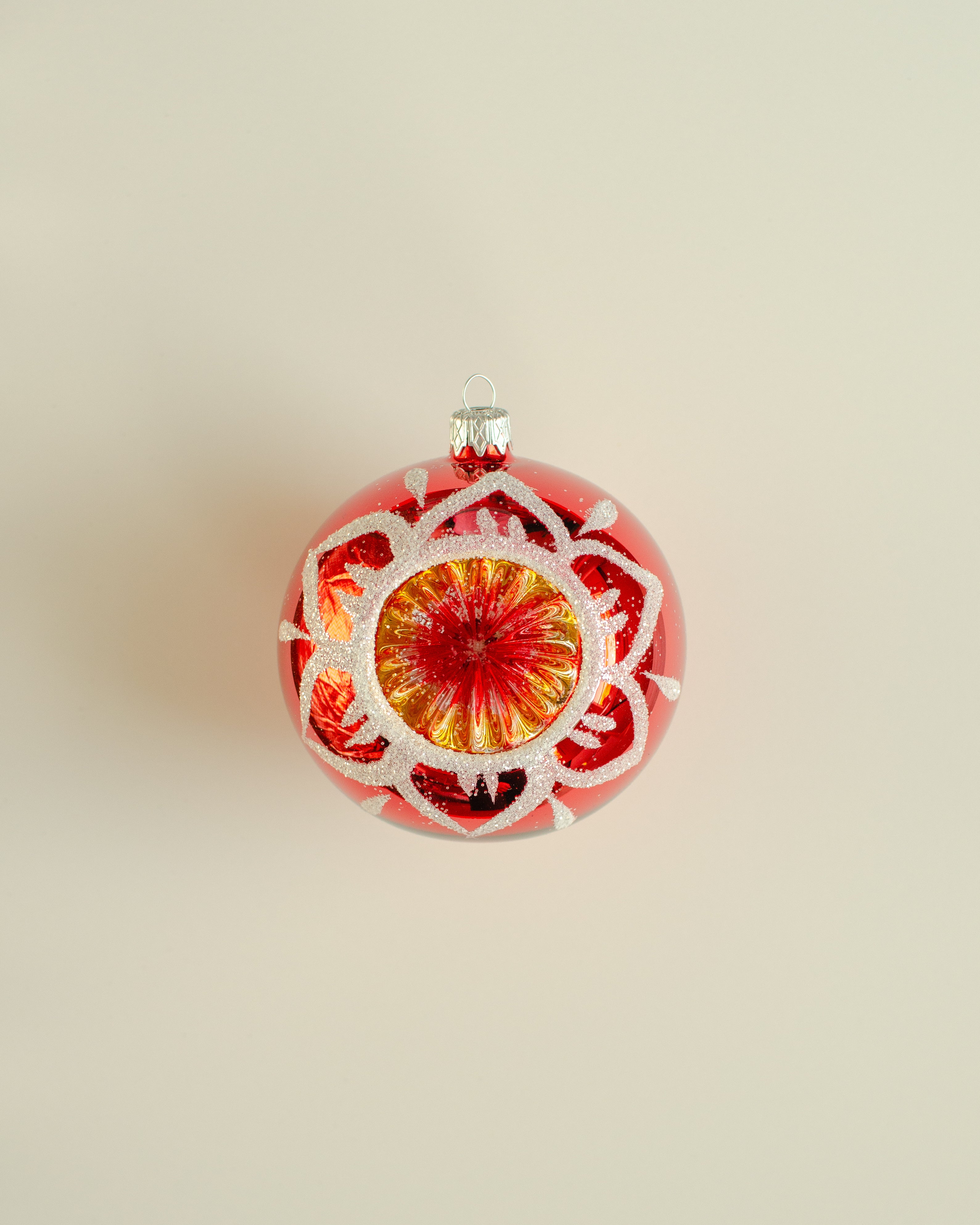 Christmas Ball Rosette Large Set of 4