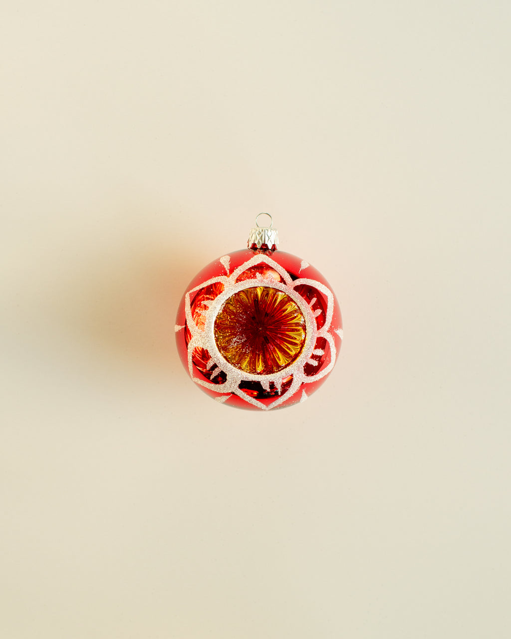 Christmas Ball Rosette Medium Set of 6