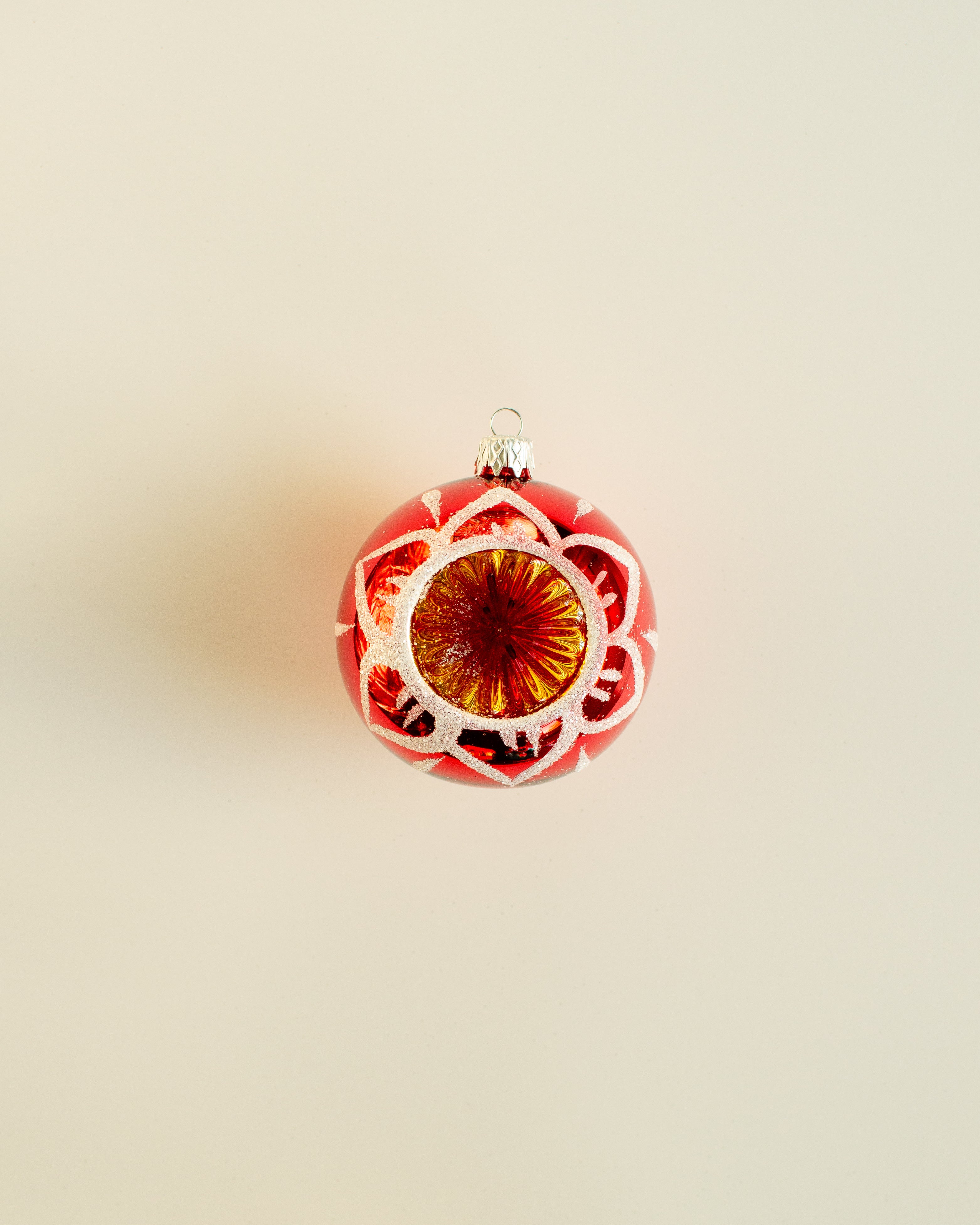 Christmas Ball Rosette Medium Set of 6