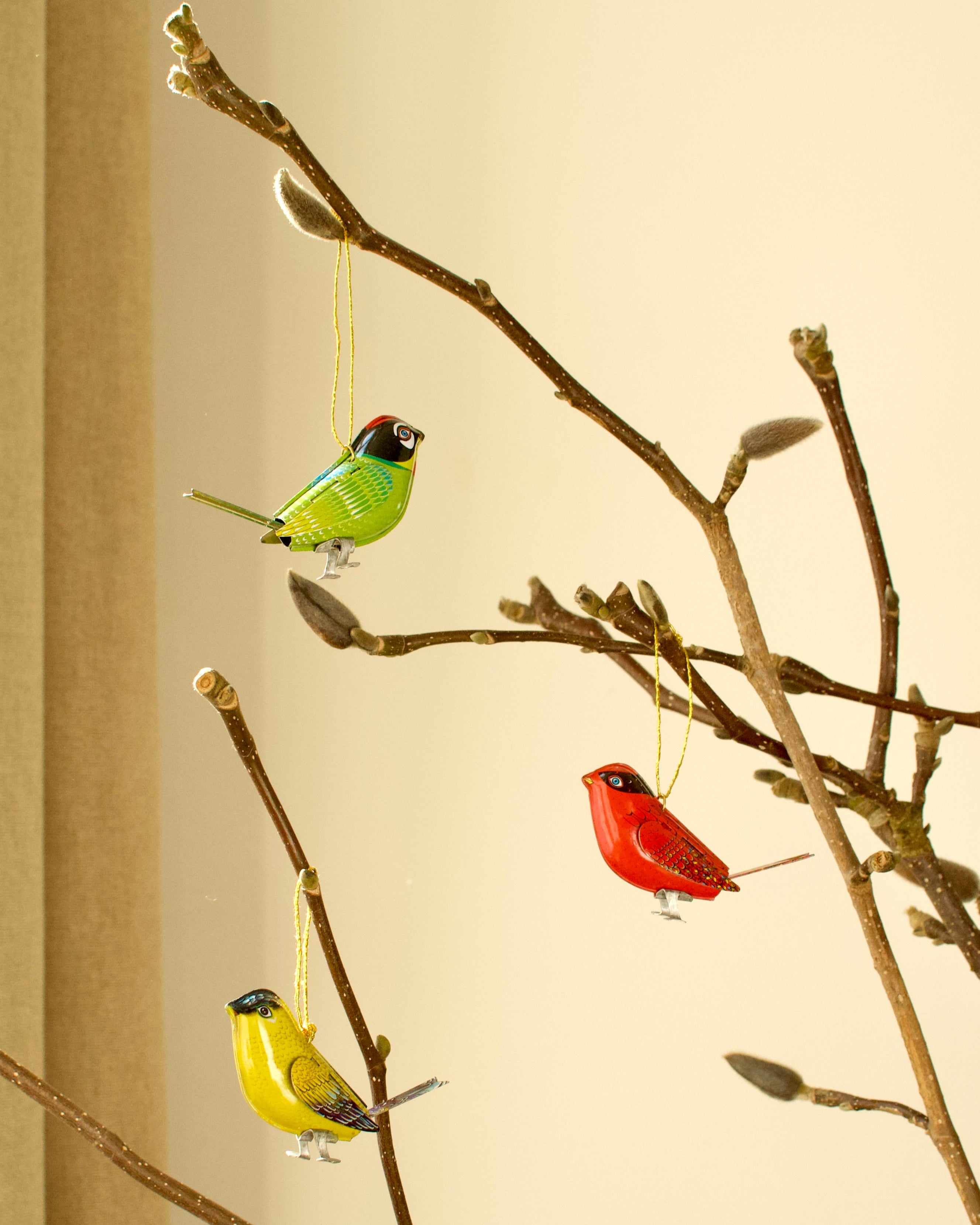 Tin Bird Red