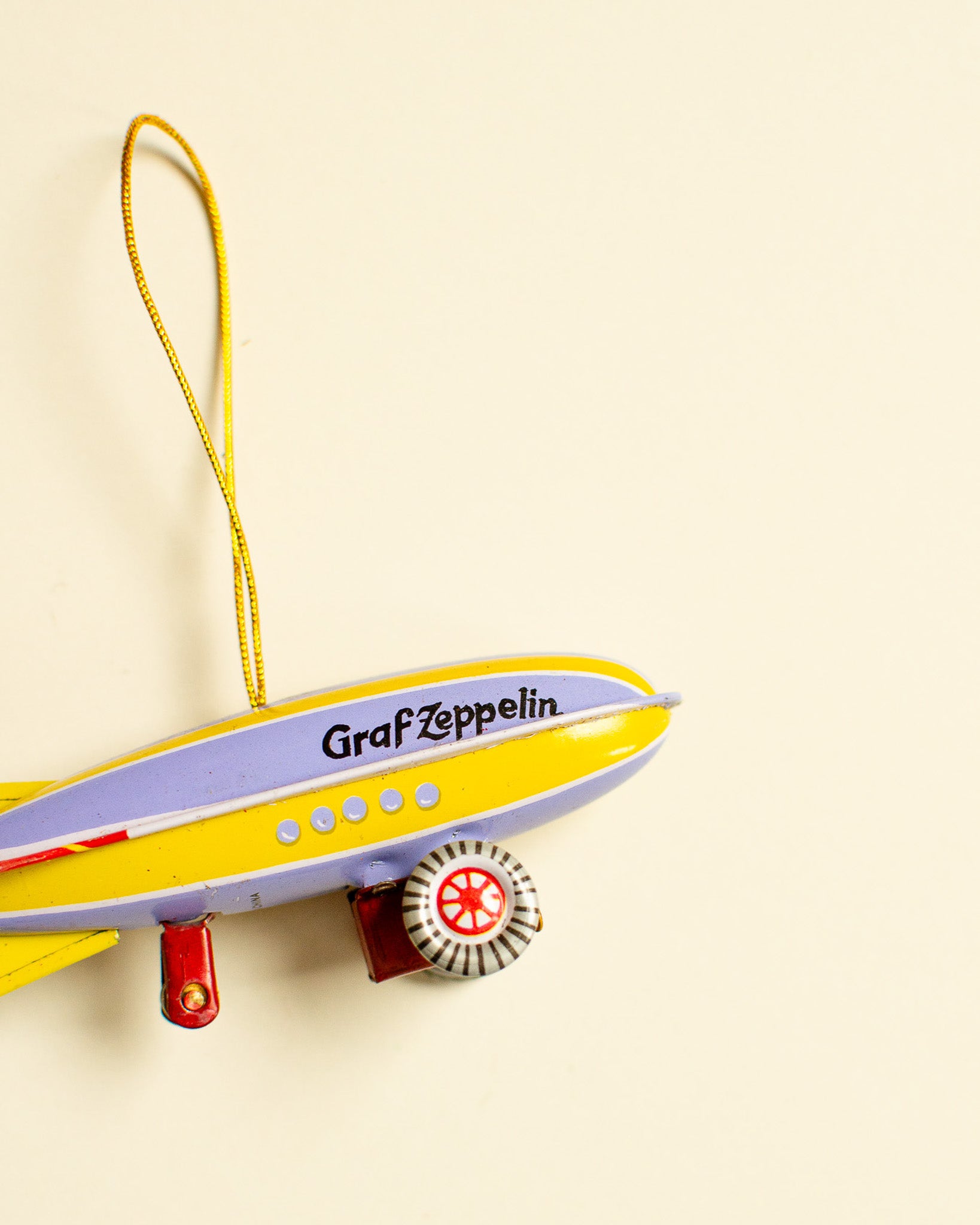Zeplin Tin Ornament