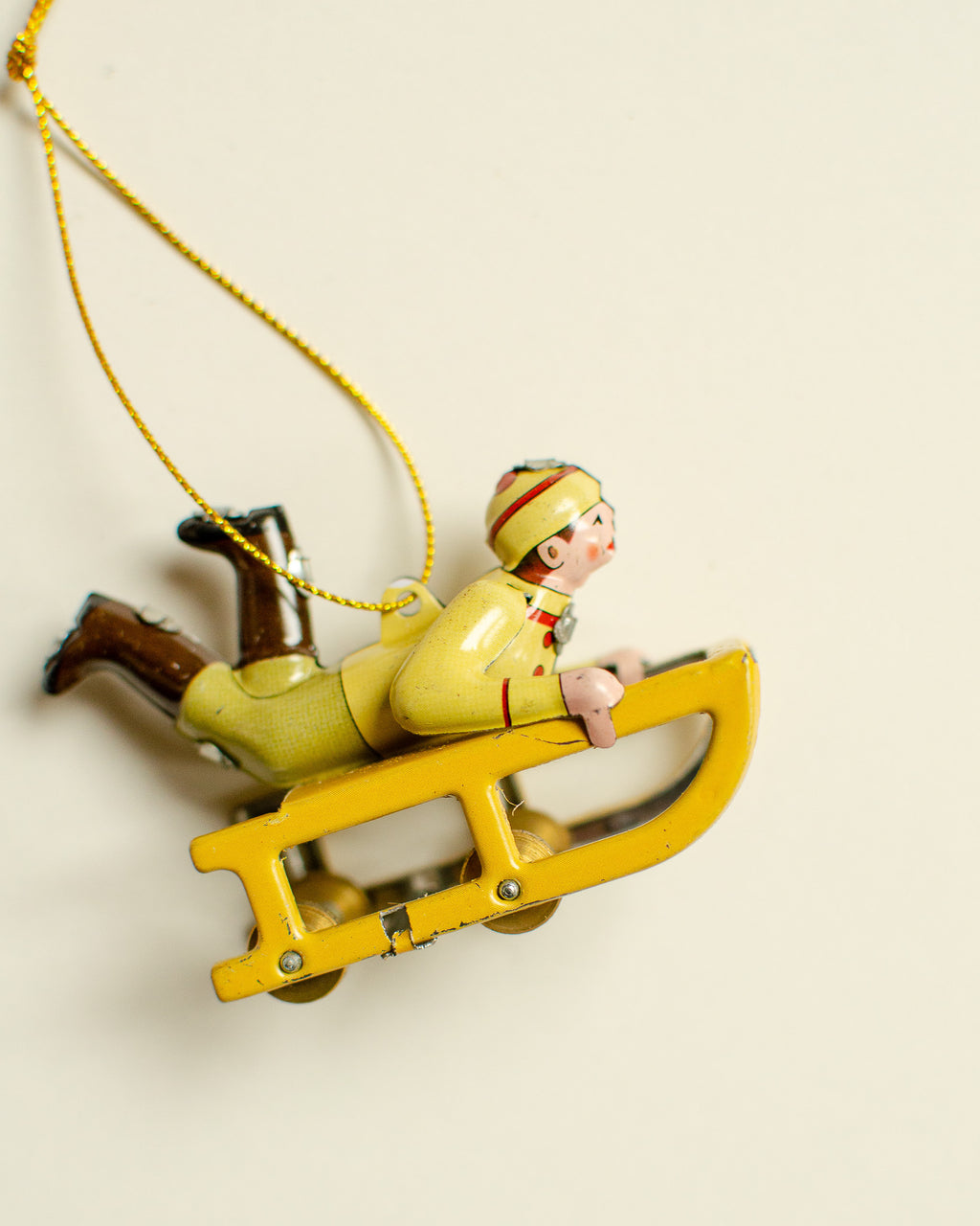 Tin Sled Ornament