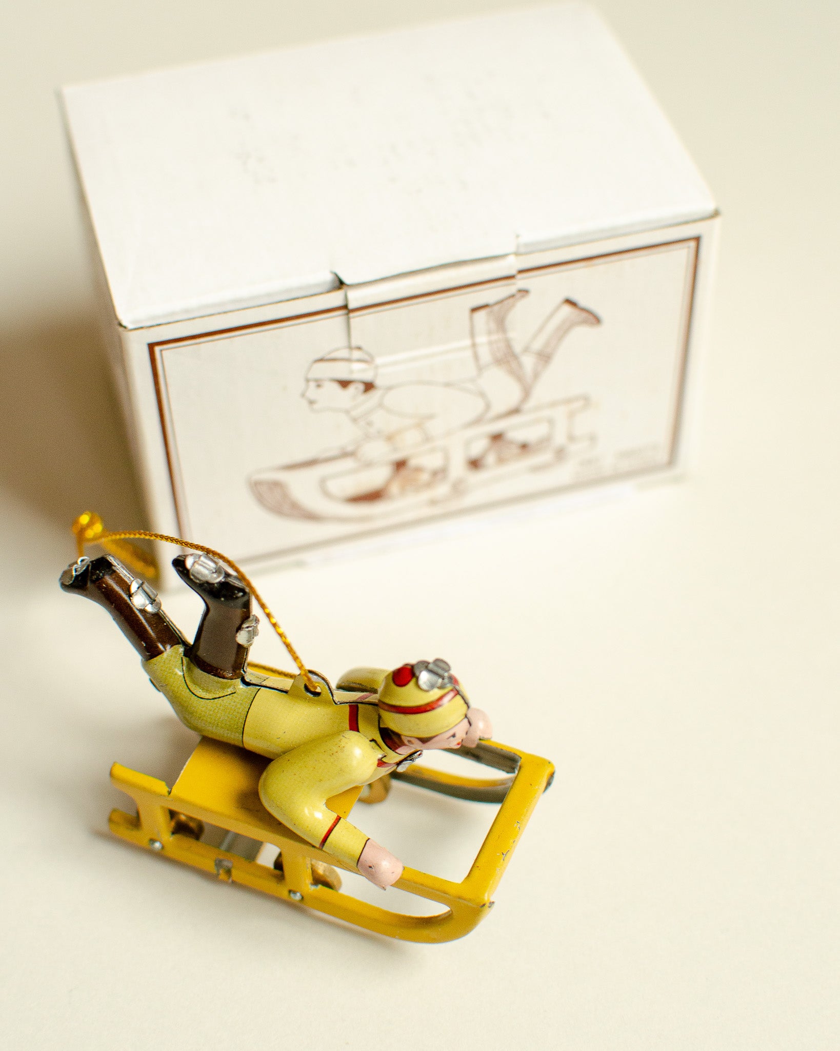 Tin Sled Ornament