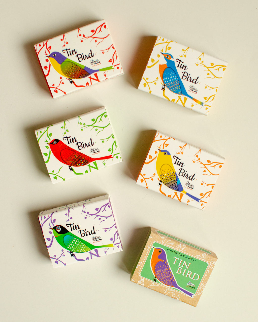 Tin Birds Set of all 6
