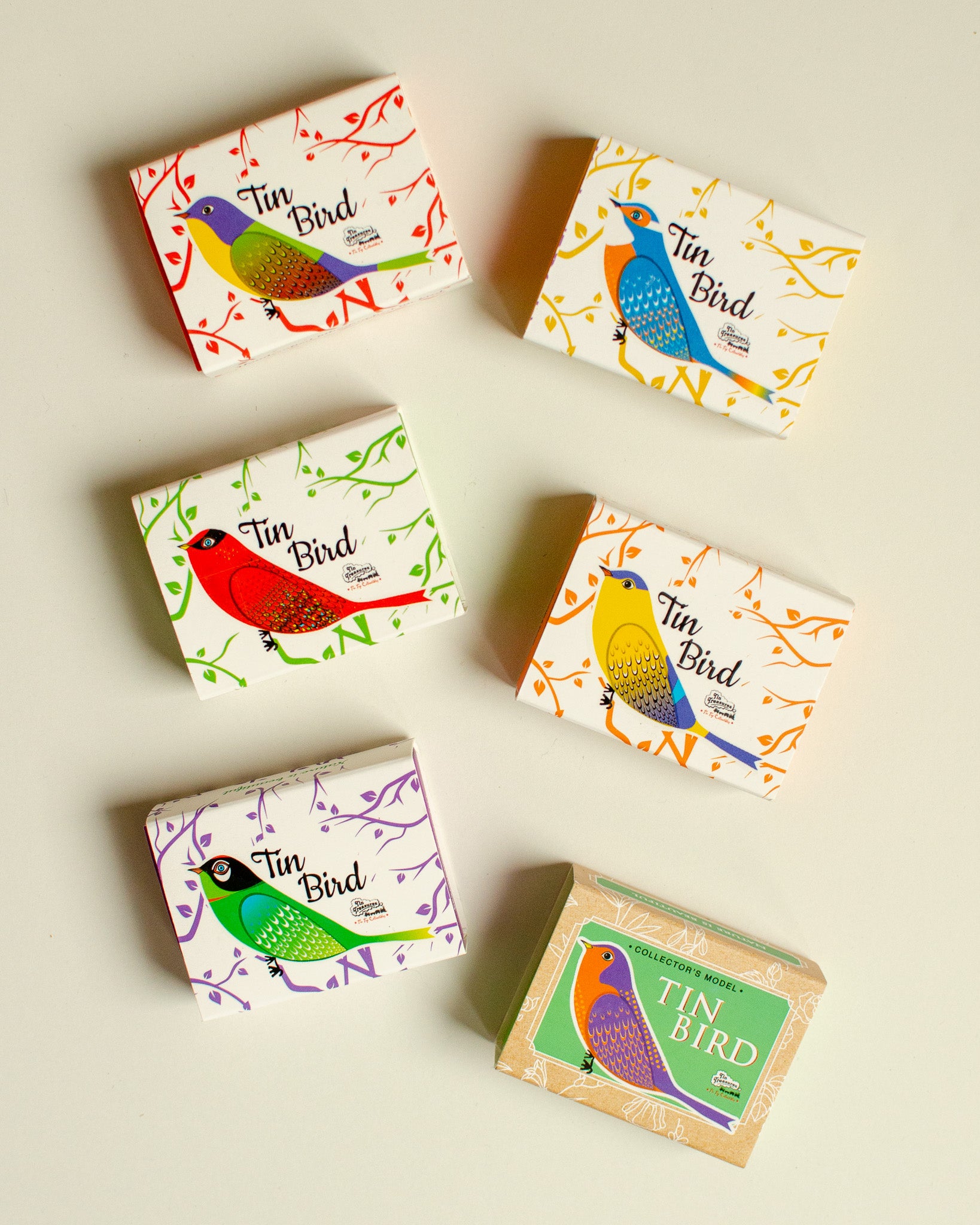 Tin Birds Set of all 6