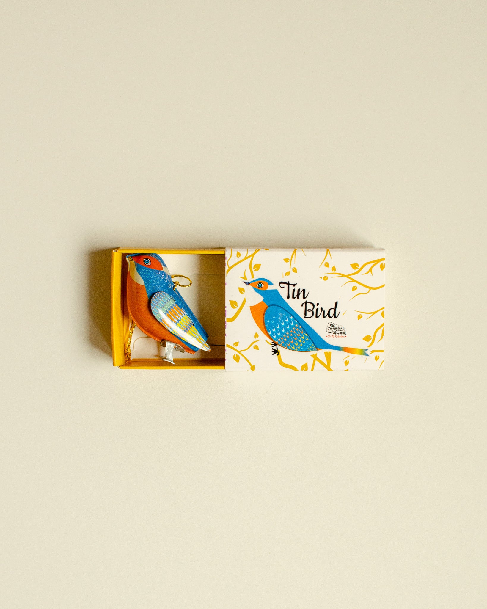 Tin Bird Blue-Orange
