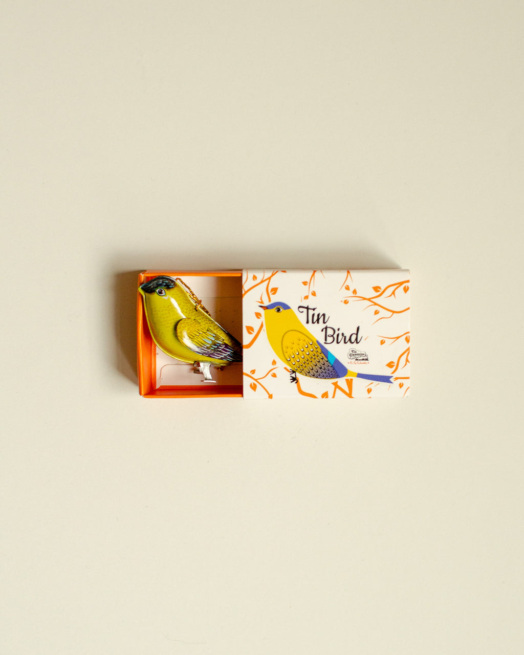 Tin Bird Yellow-Blue
