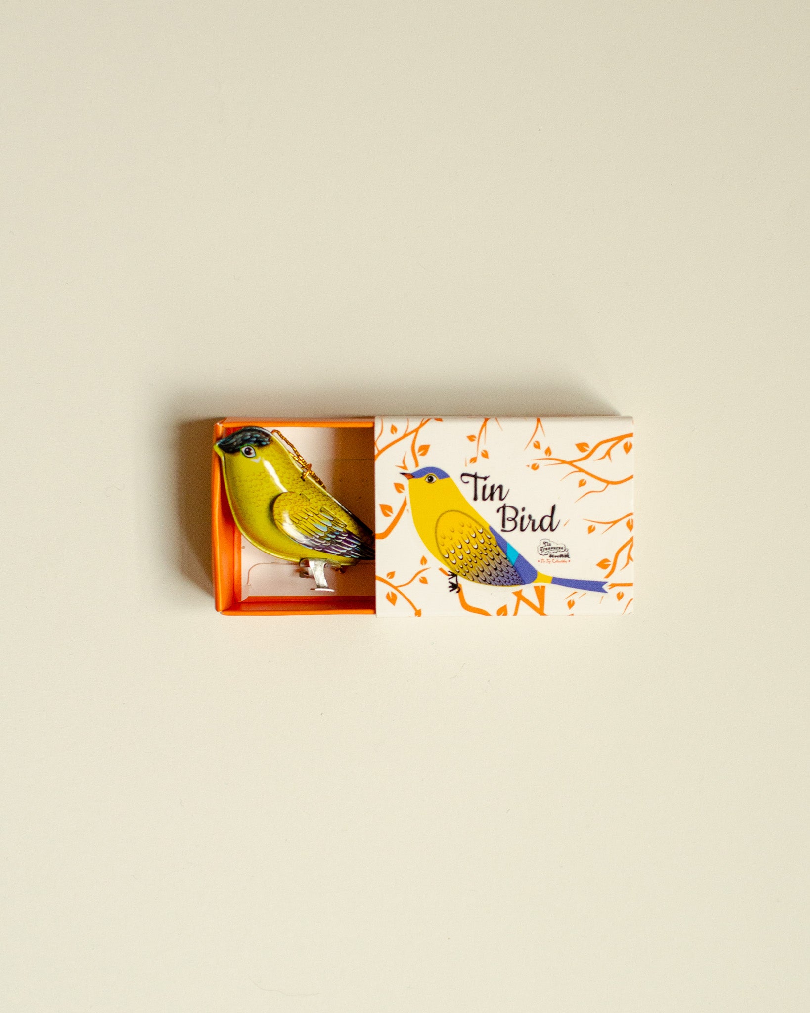 Tin Bird Yellow-Blue