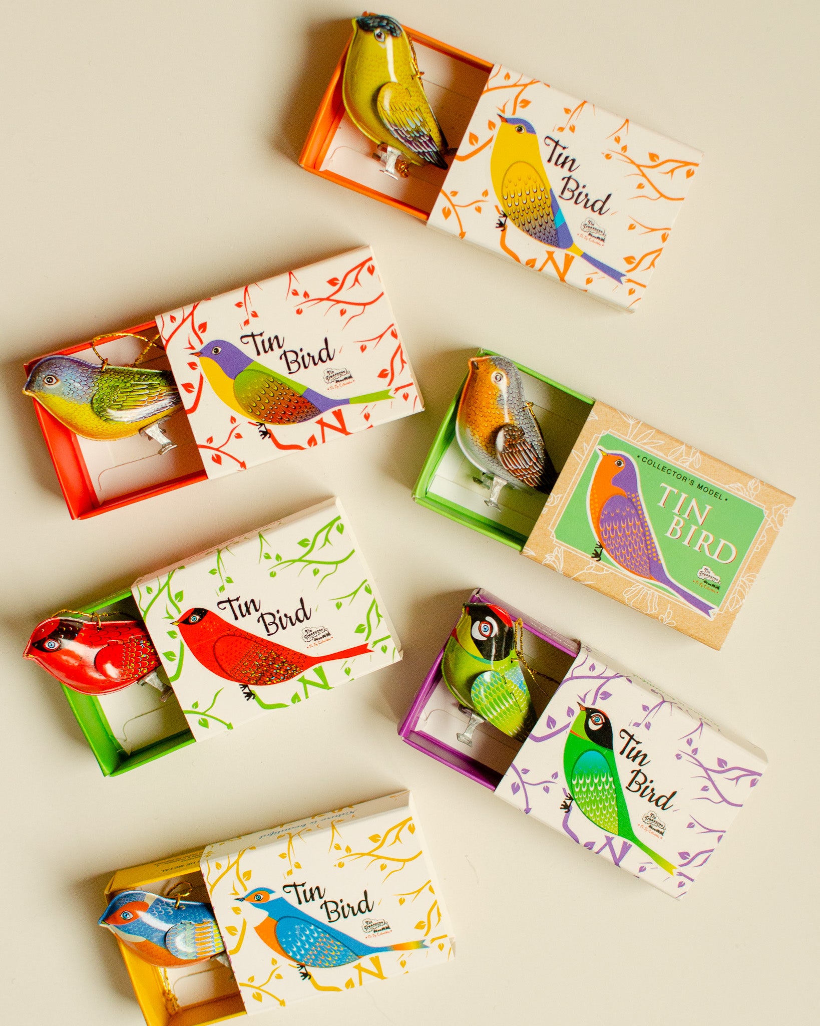 Tin Birds Set of all 6