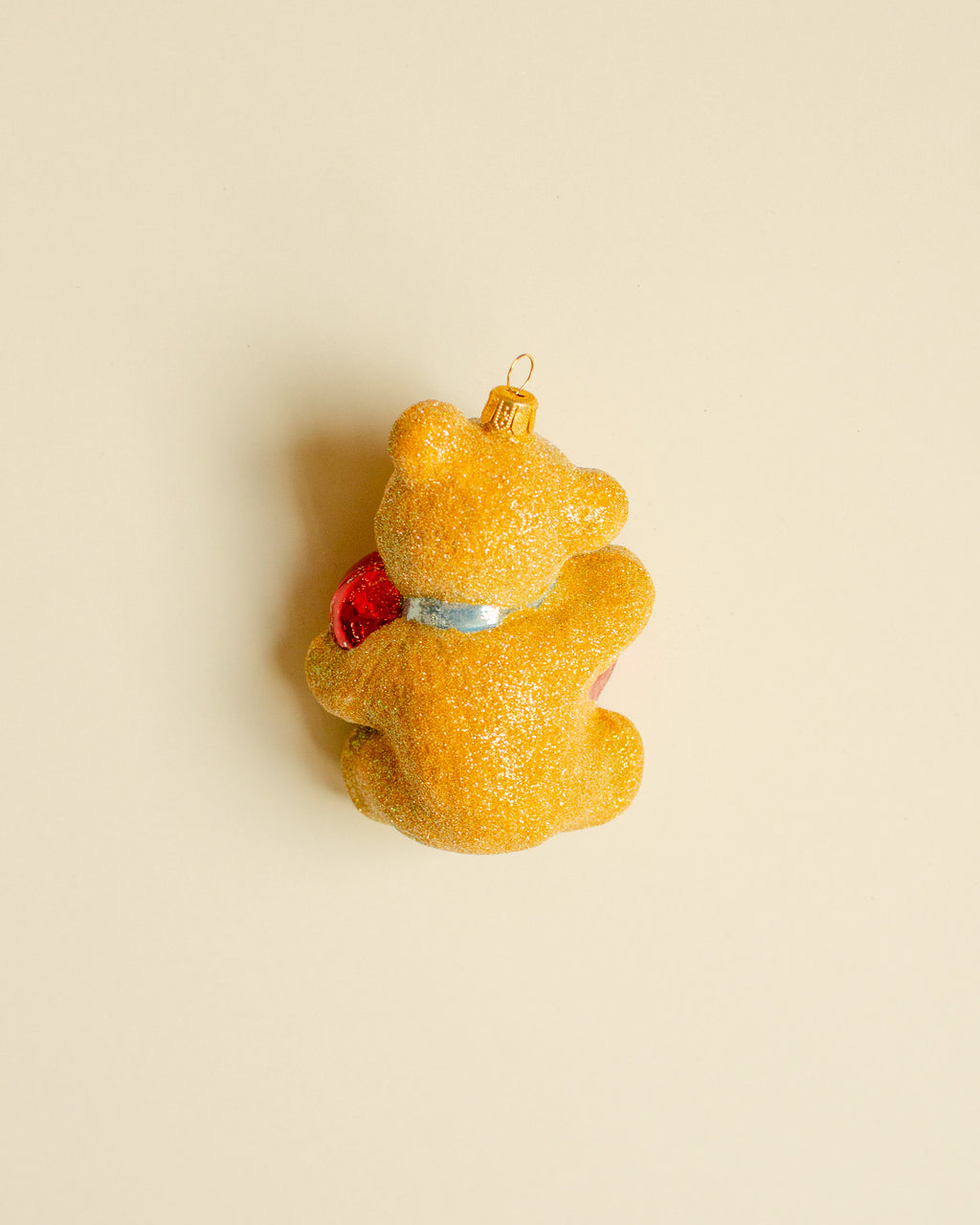 Teddy Bear With Heart Ornament