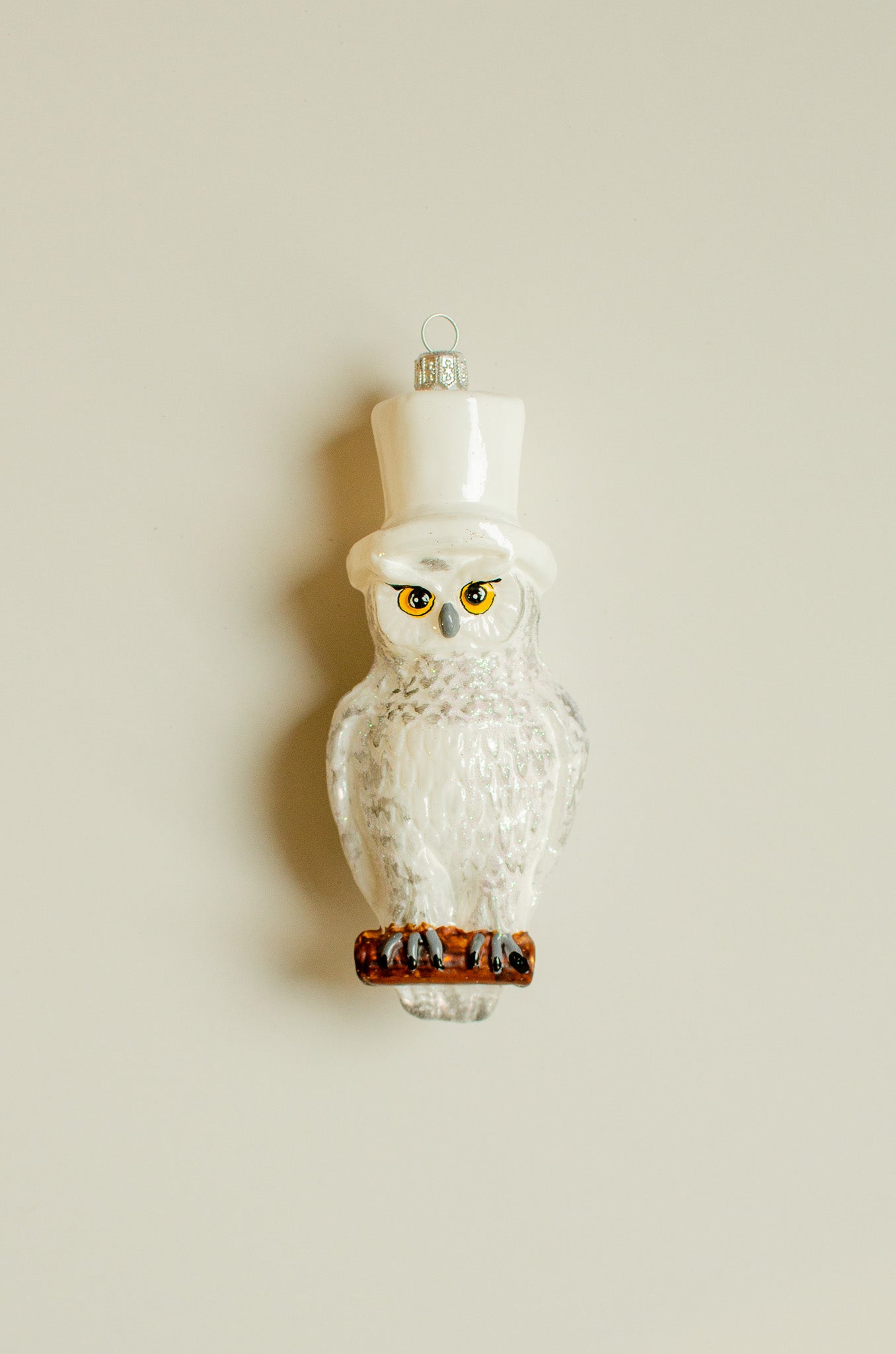 Owl with Hat Ornament