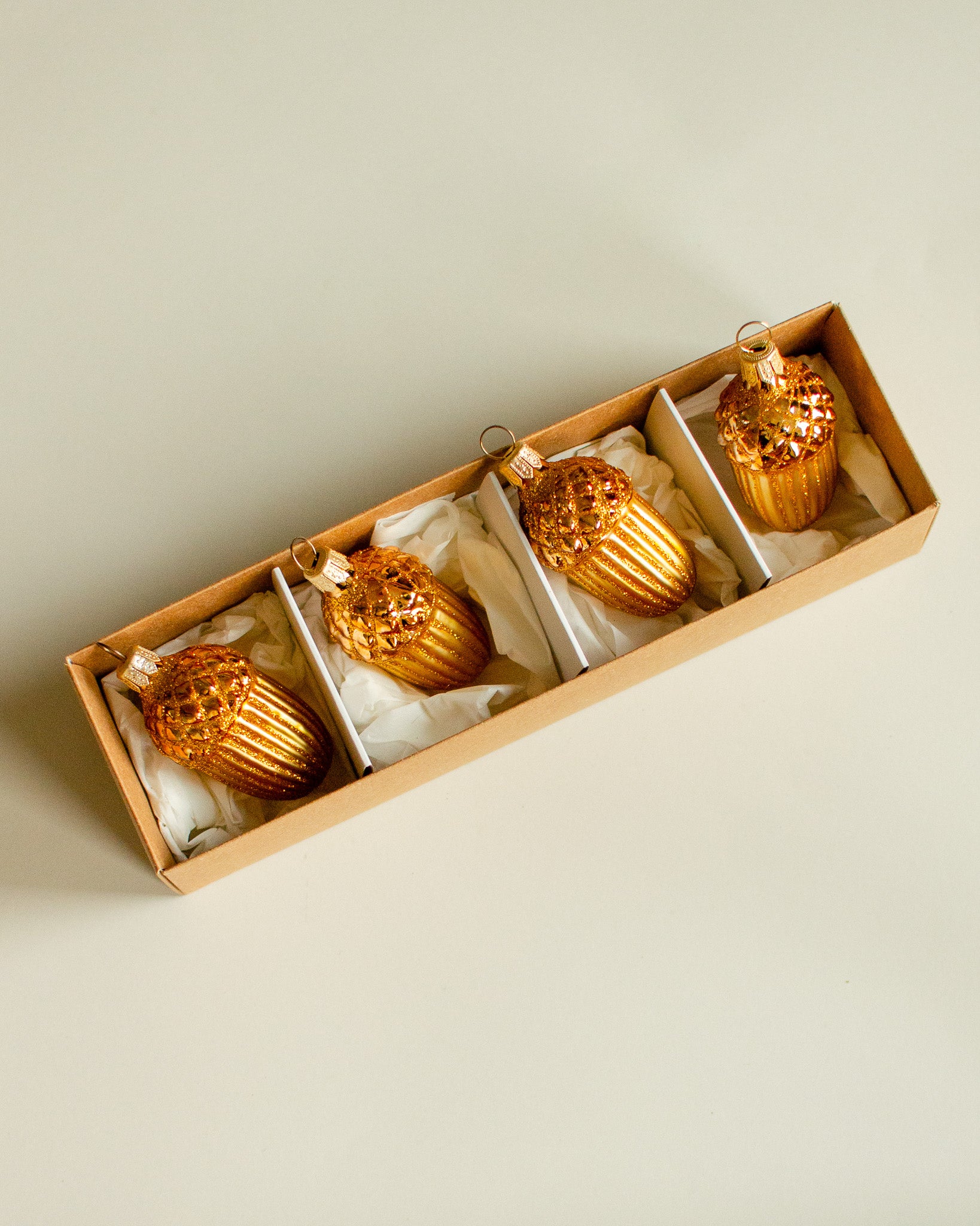 Acorn Ornament set of 4