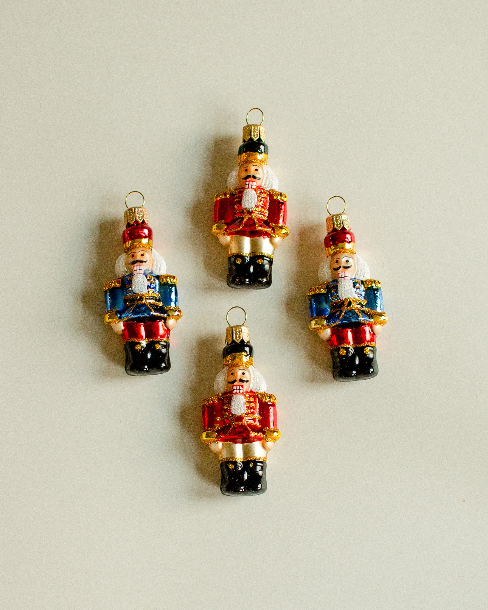 Mini Nutcracker Ornament set of 4