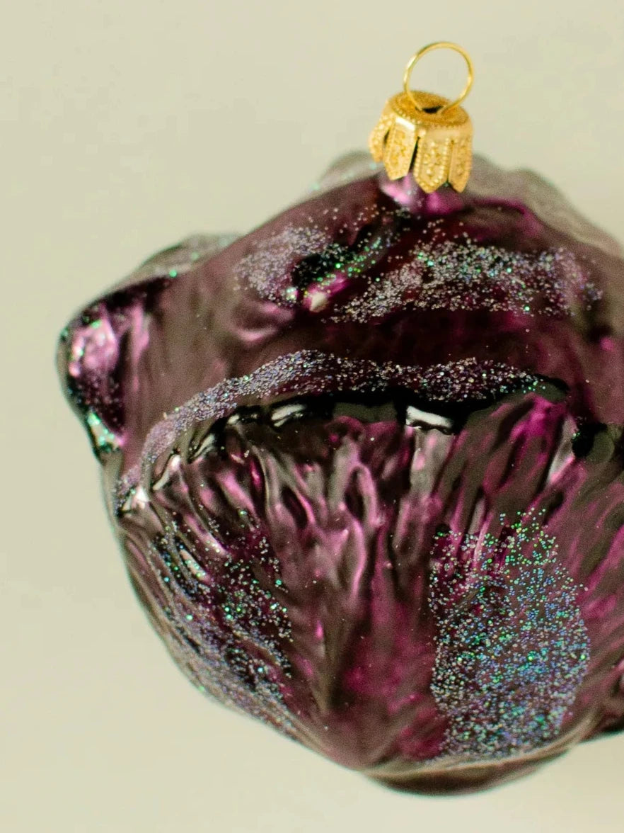 Red Cabbage Ornament Medium