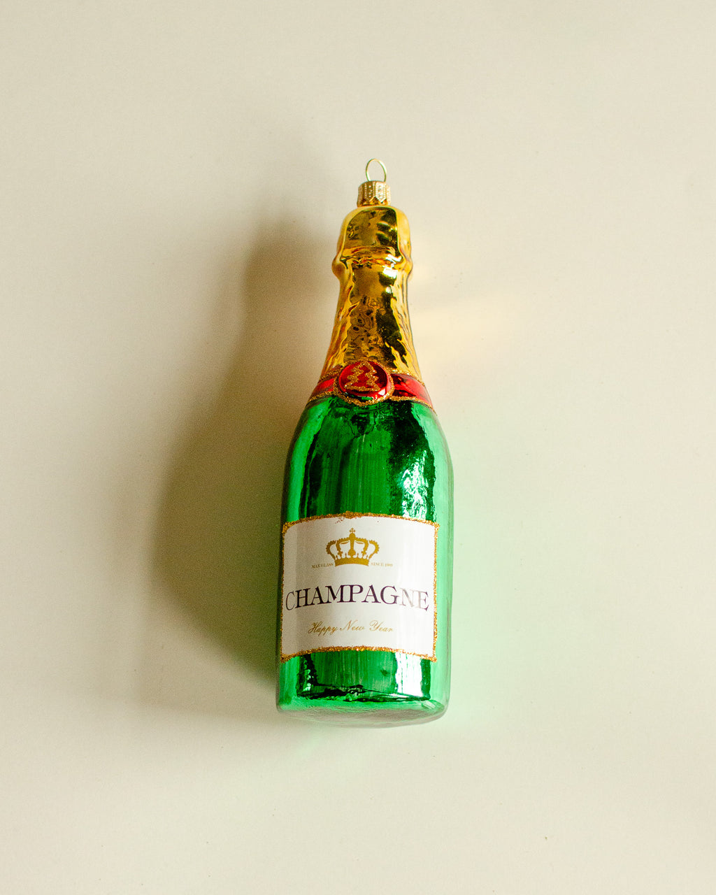 Large Champagne Bottle Ornament