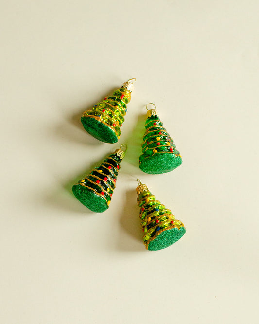 Christmas Tree Ornament set of 4