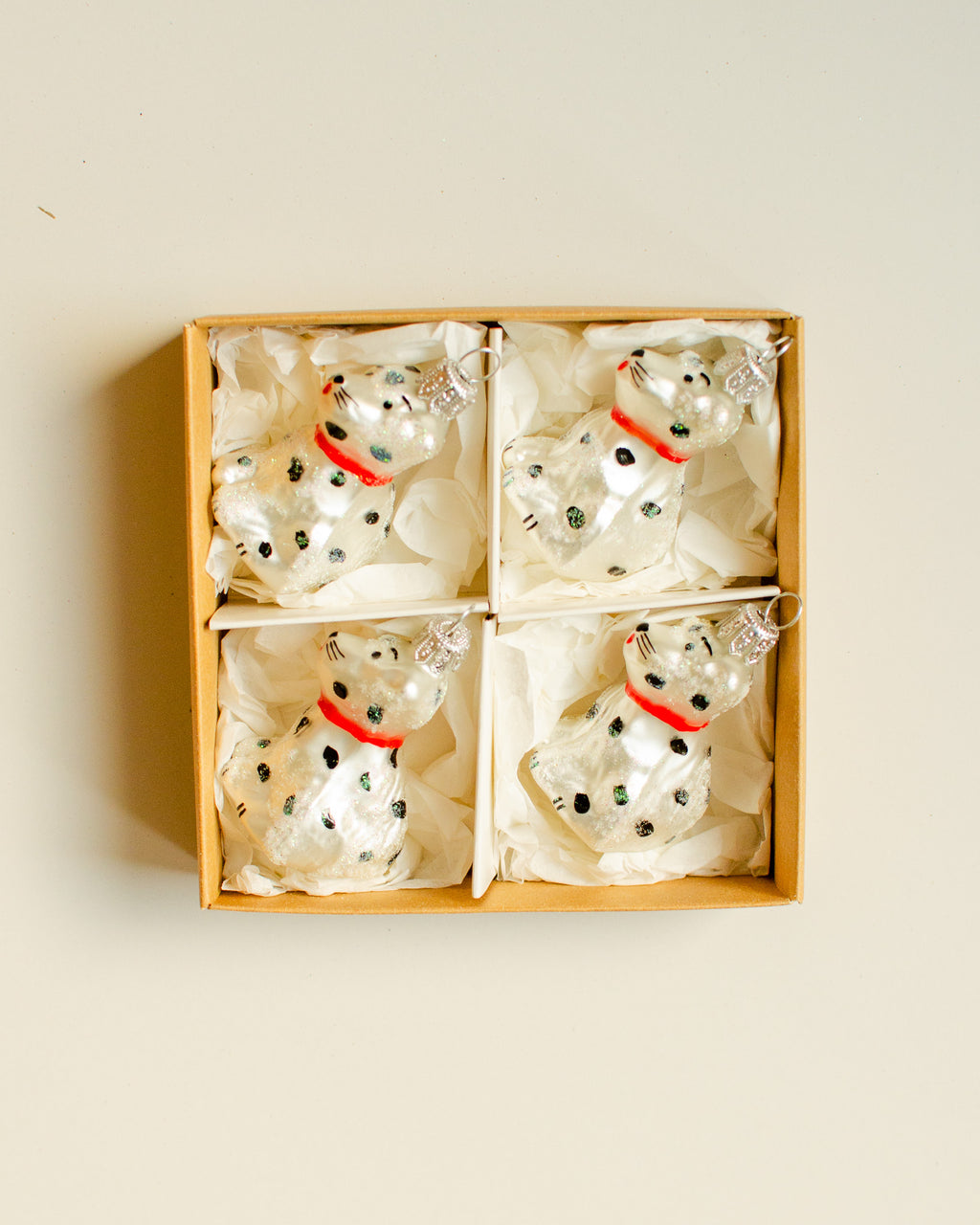 Dalmatier Ornament Set of 4