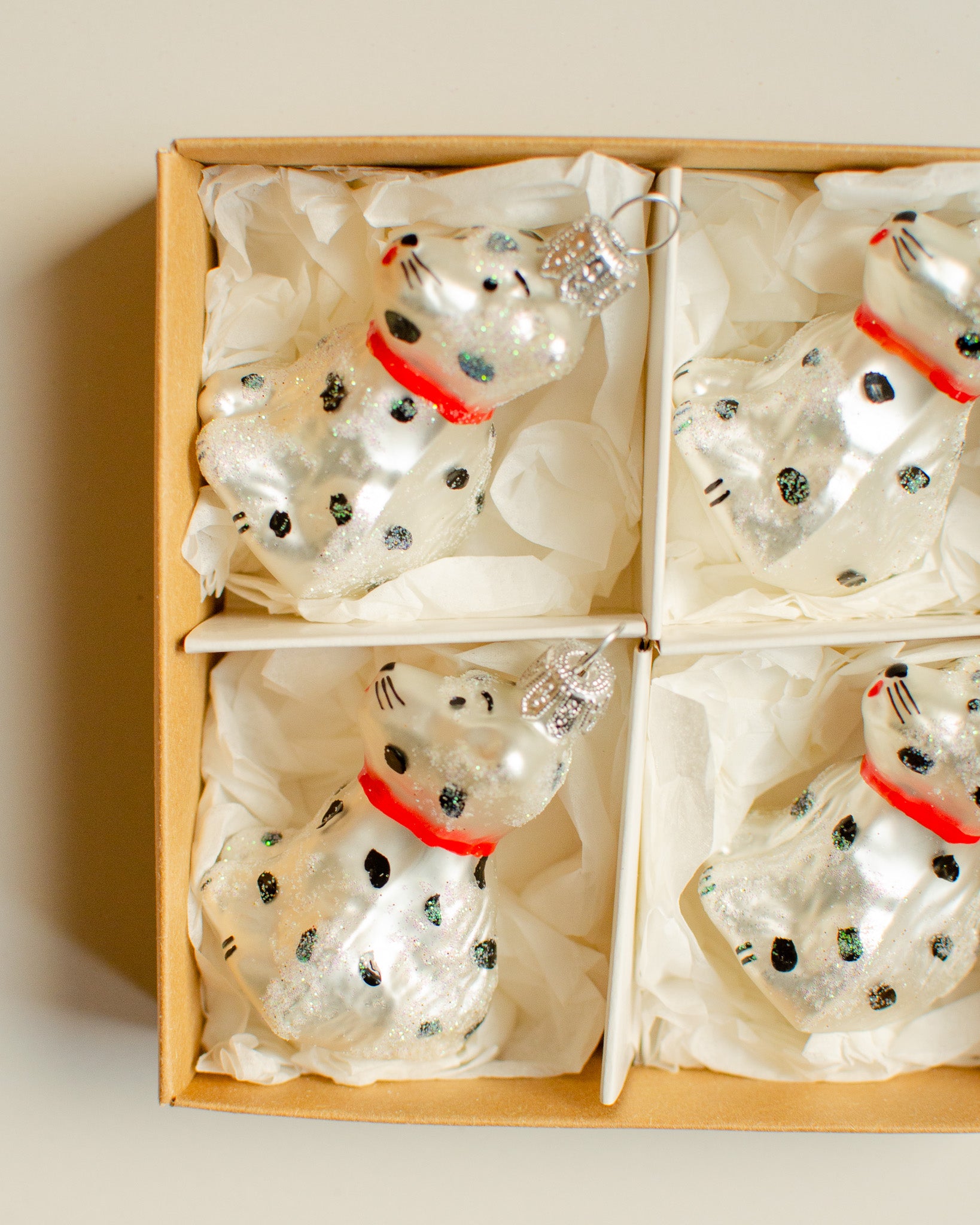 Dalmatier Ornament Set of 4