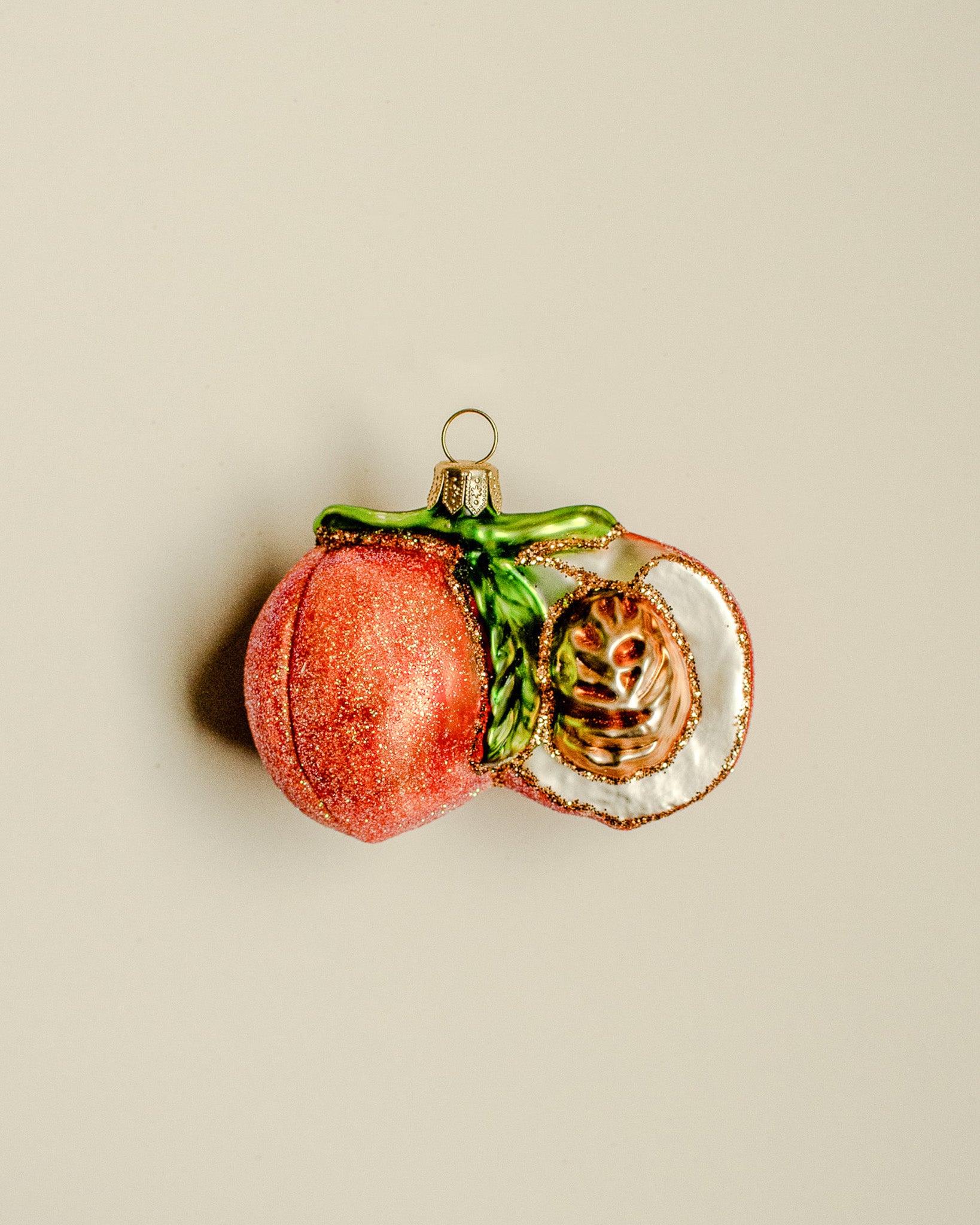 Peach Ornament