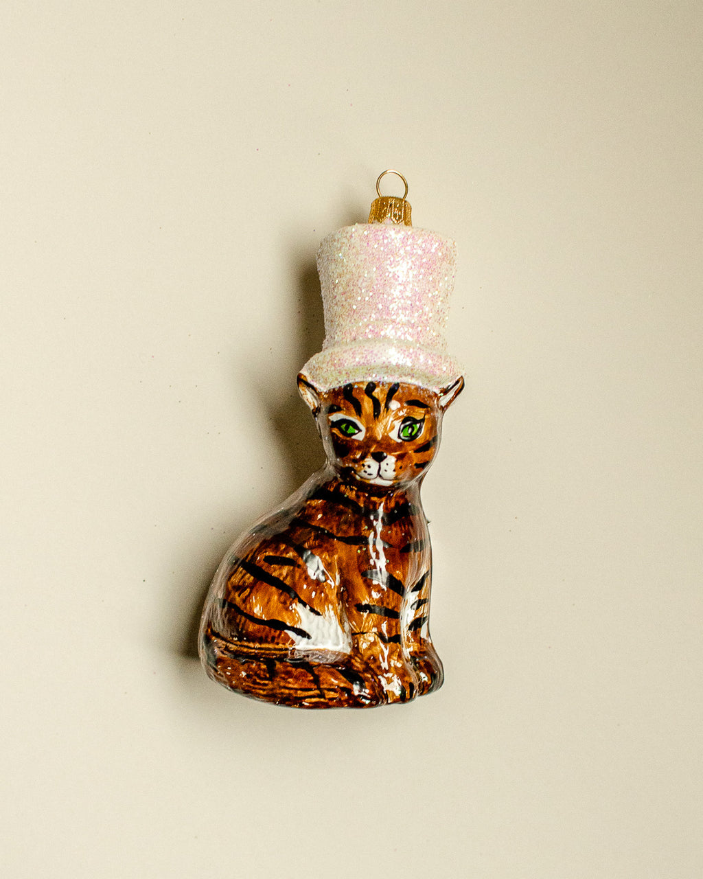 Cat With Hat Ornament Large