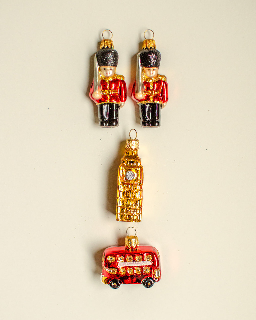London Ornament Set of 4