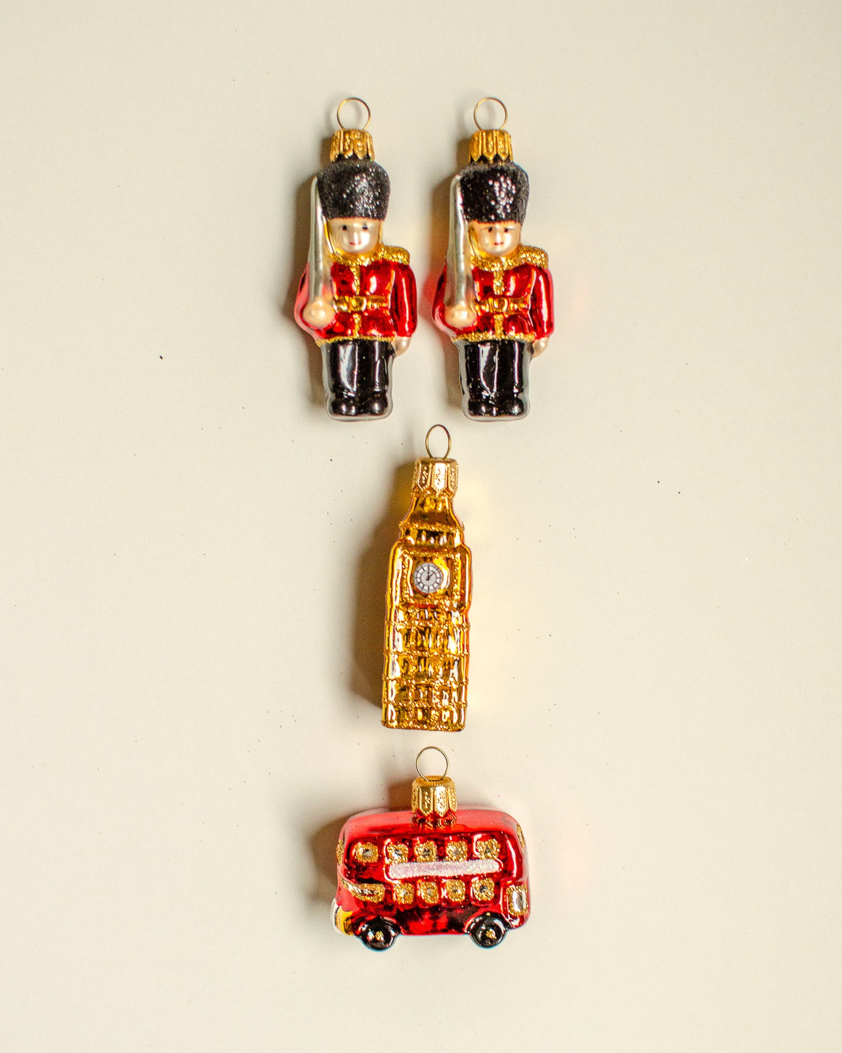 London Ornament Set of 4