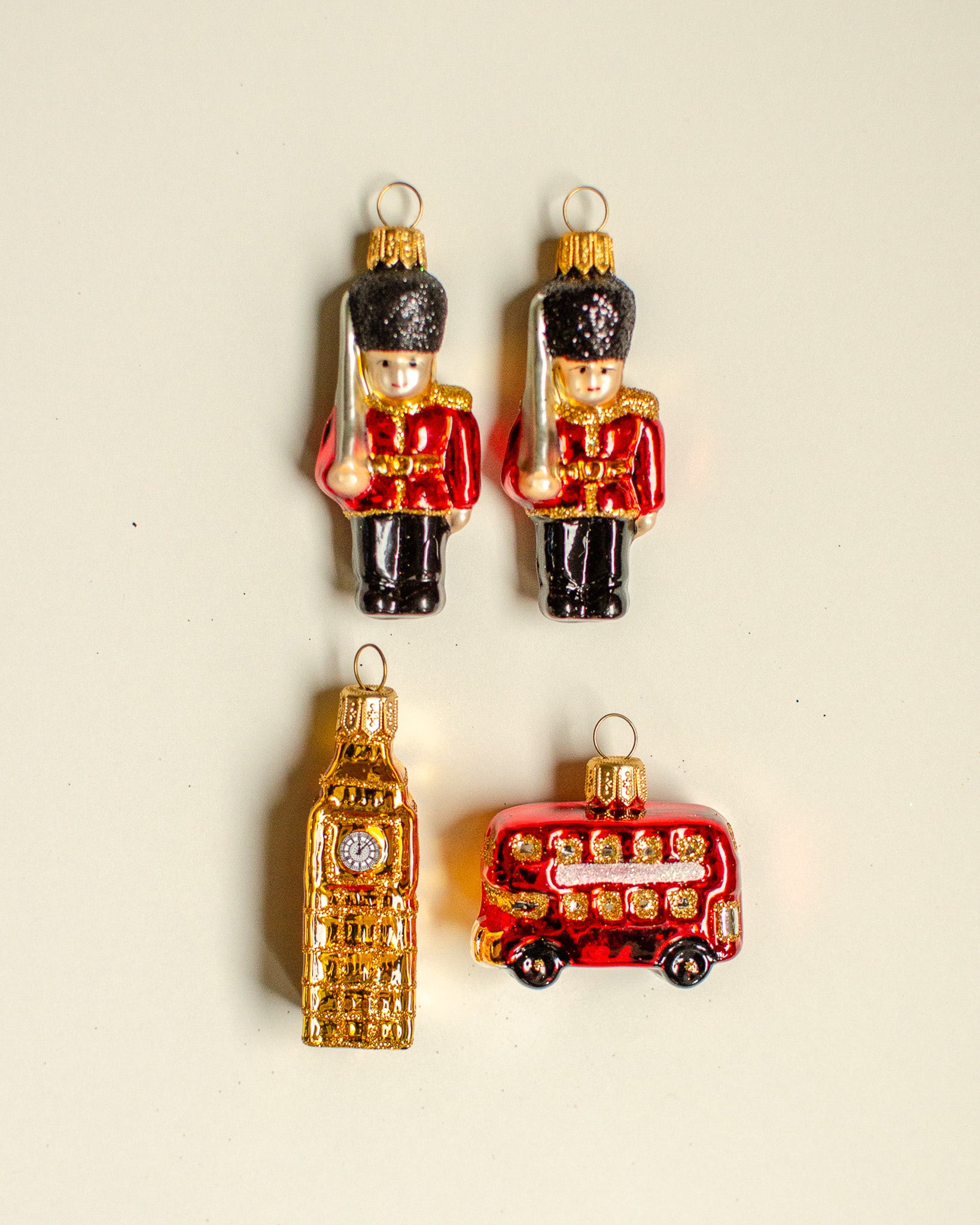 London Ornament Set of 4