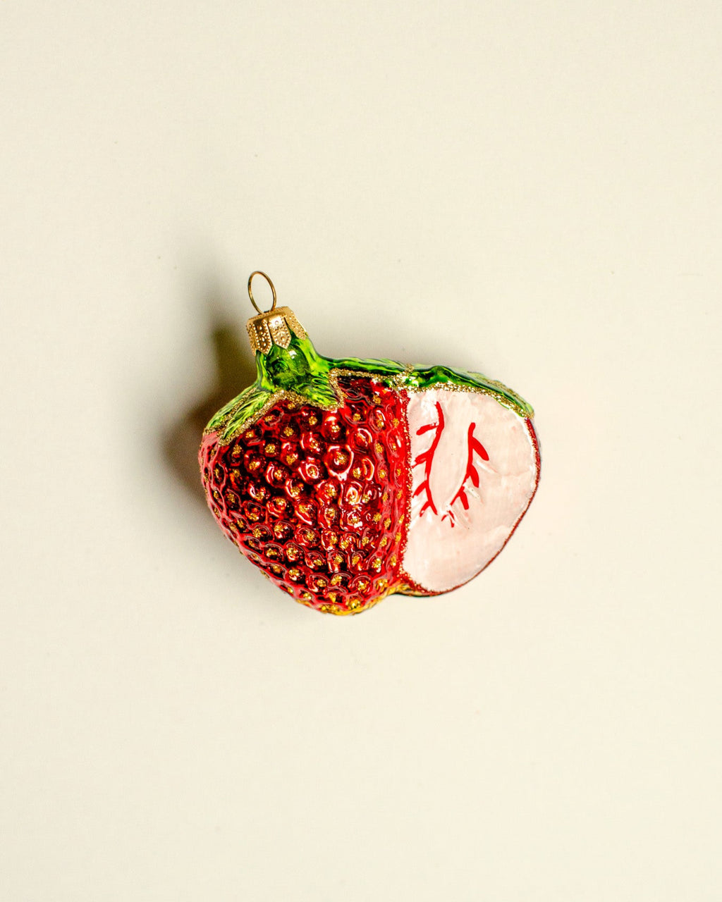 Strawberry Ornament Double Medium
