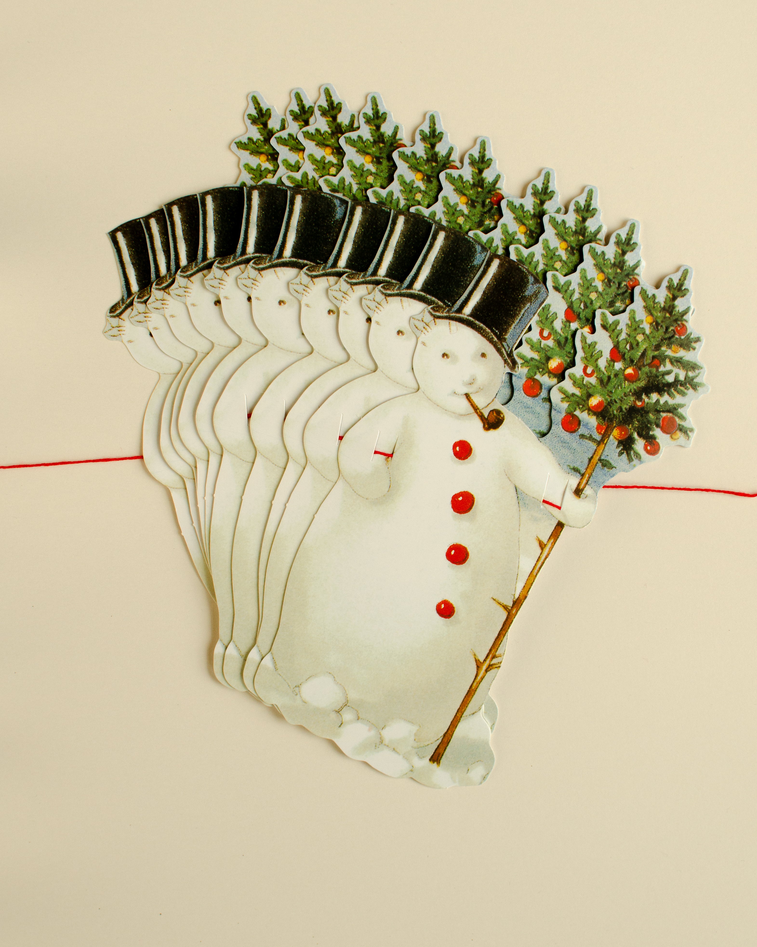 Snowman Guirlande Paper