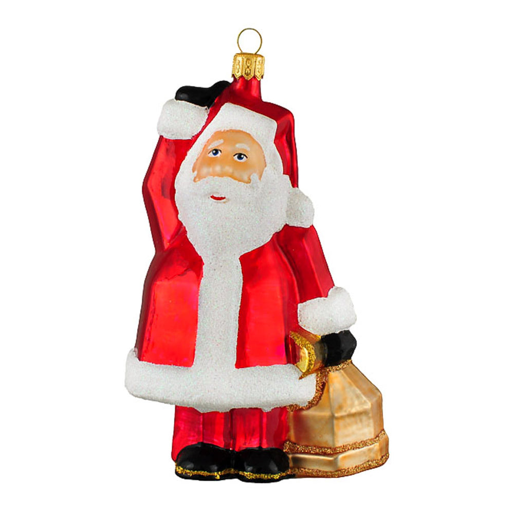 Santa with Gifts Ornaments