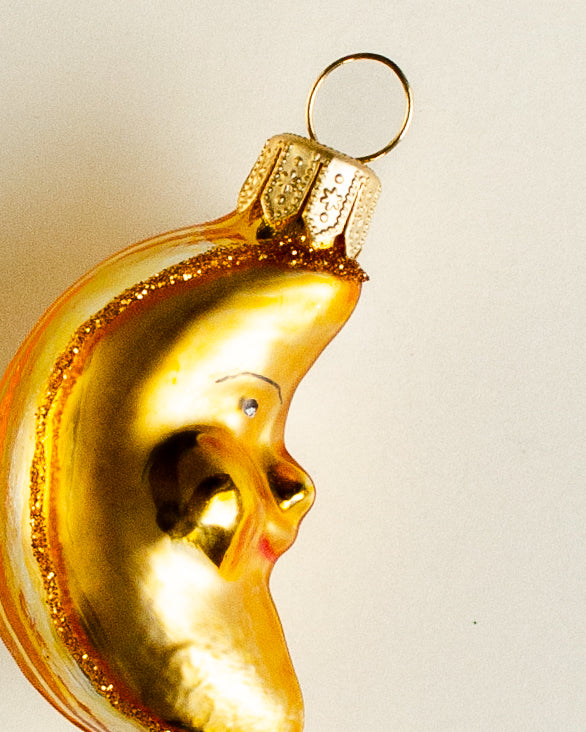 Moon Ornament Gold Small