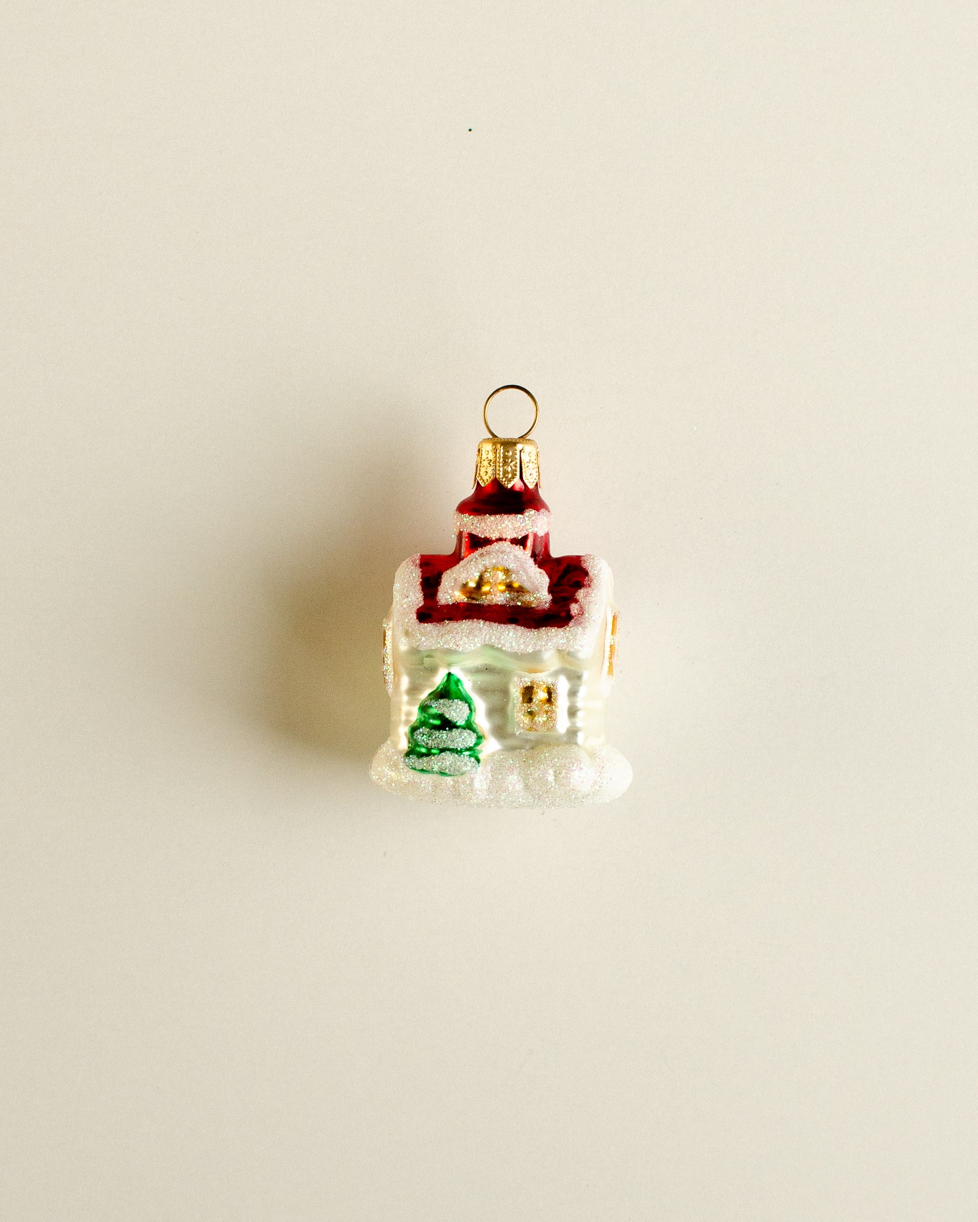 Christmas Cabin Ornament Small