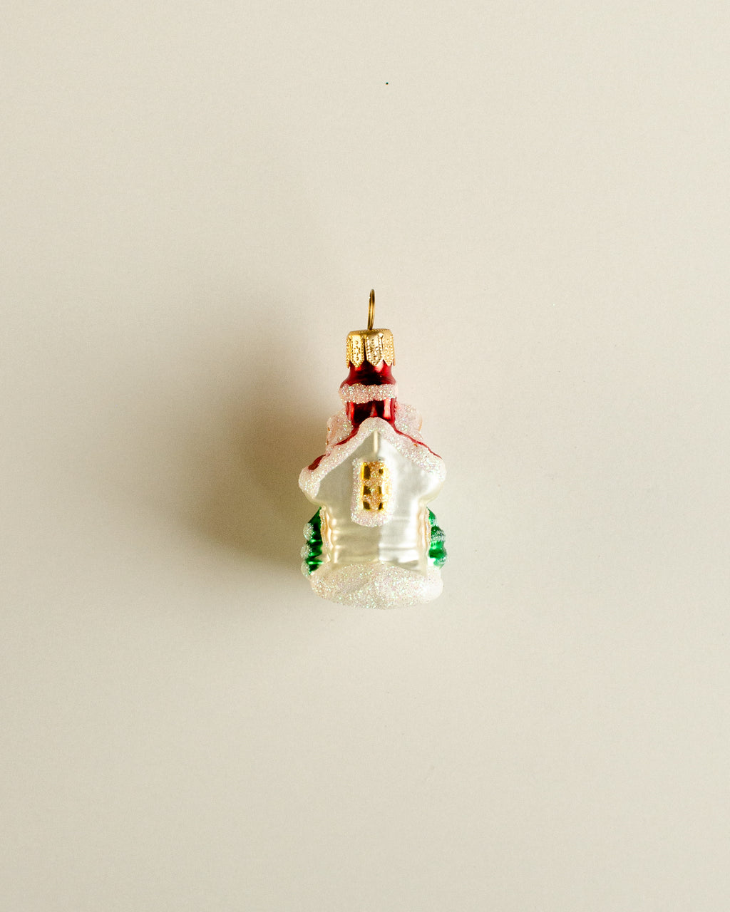 Christmas Cabin Ornament Small Set of 4