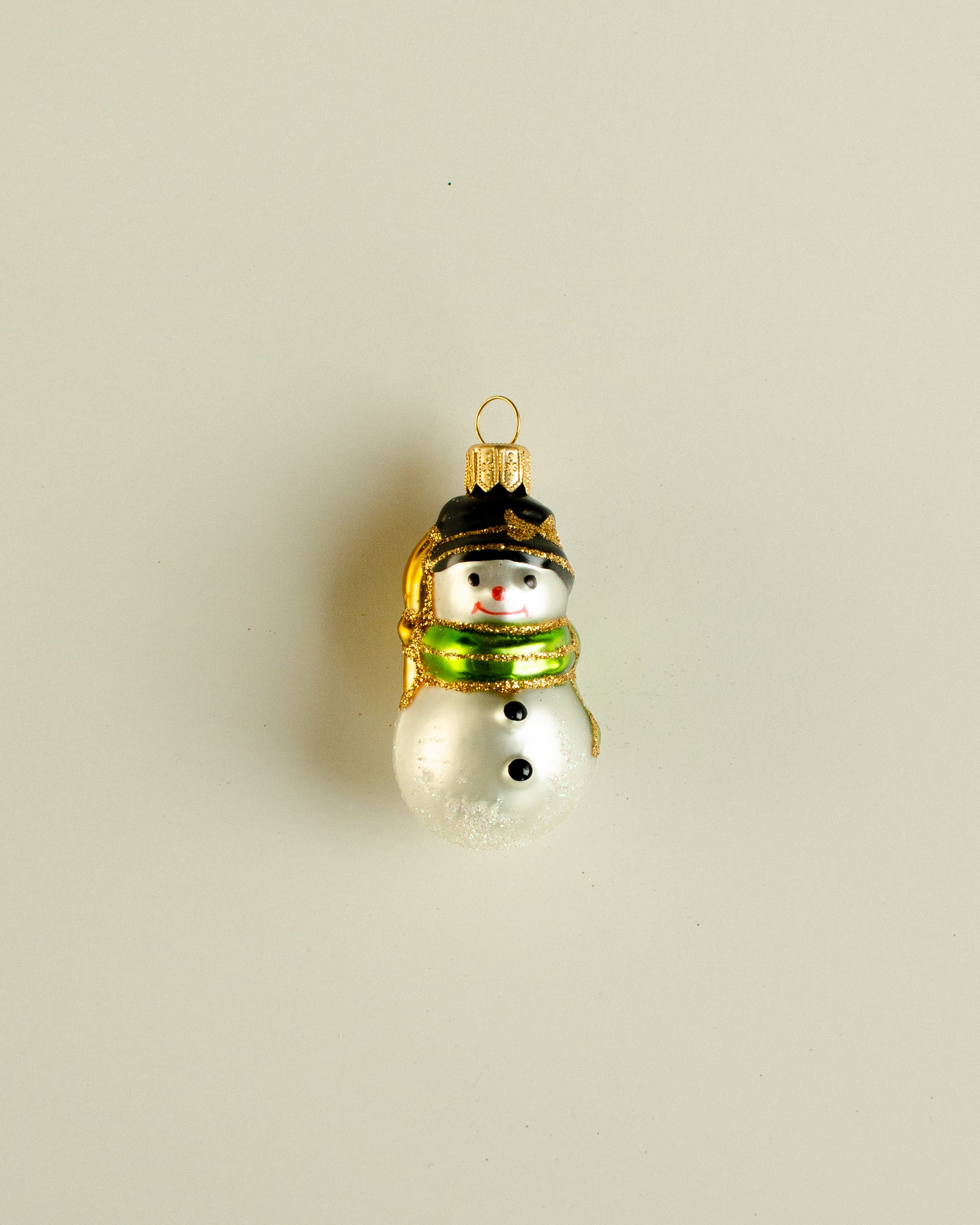 Snowman Ornament Black Small