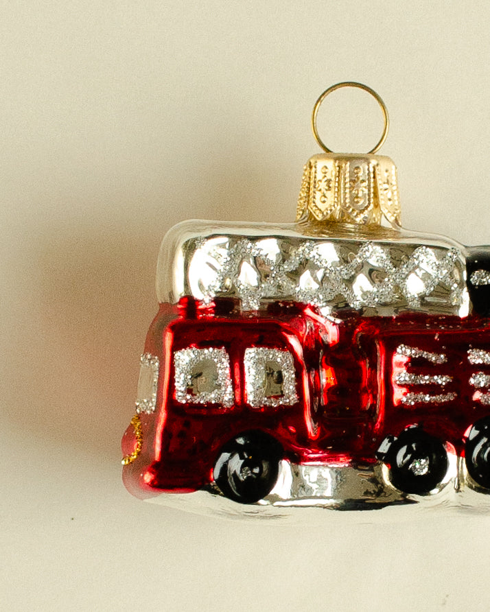Fire Truck Ornament Small