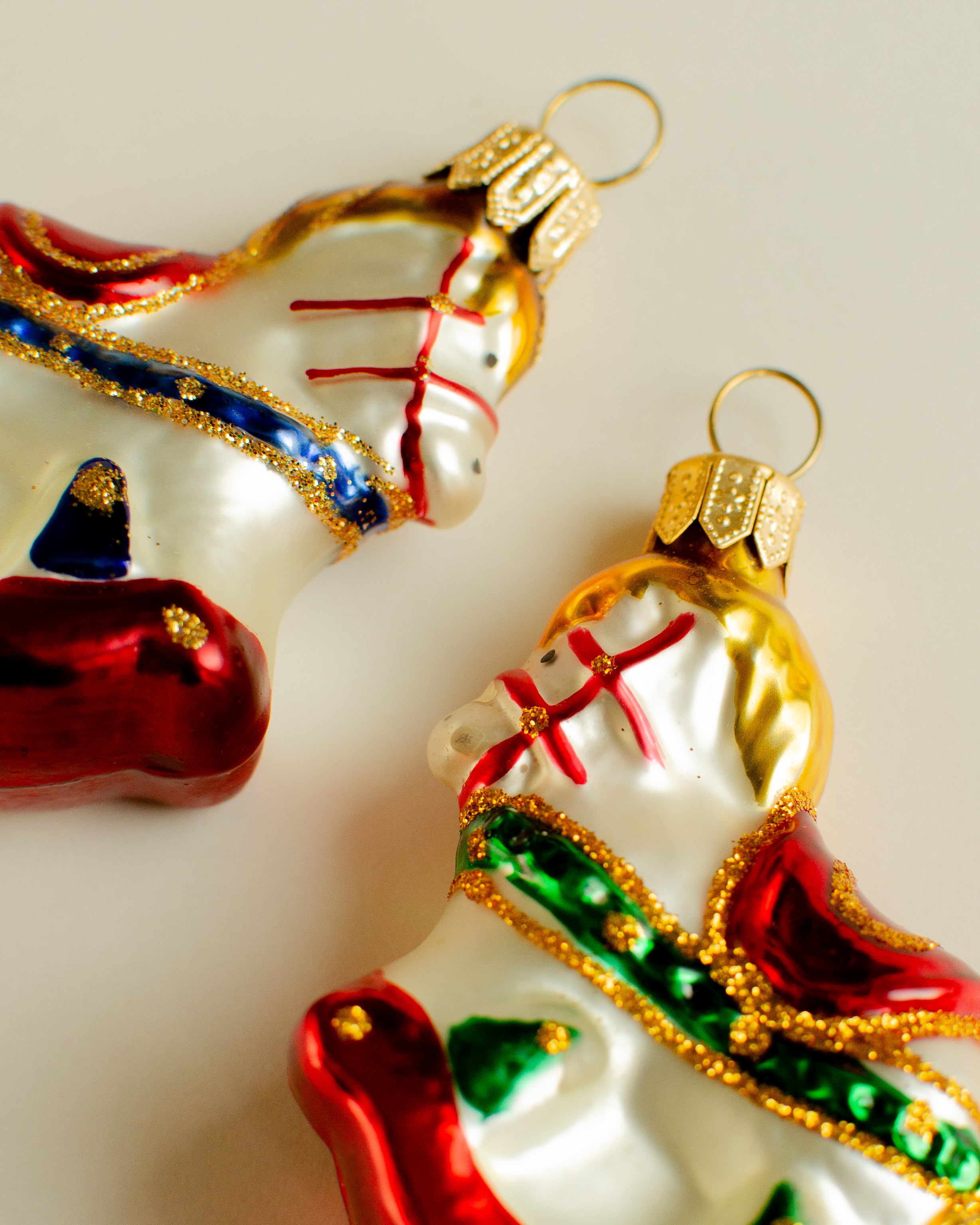 Rocking Horse Ornament set of 4