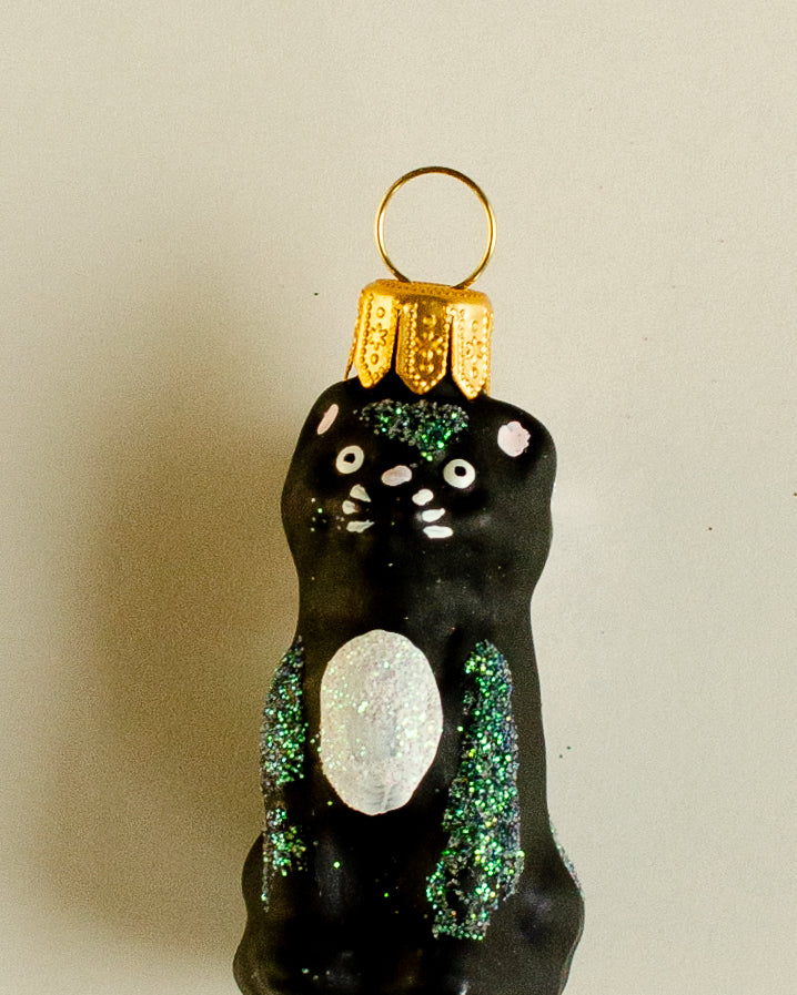 Black Cat Ornament Set of 4