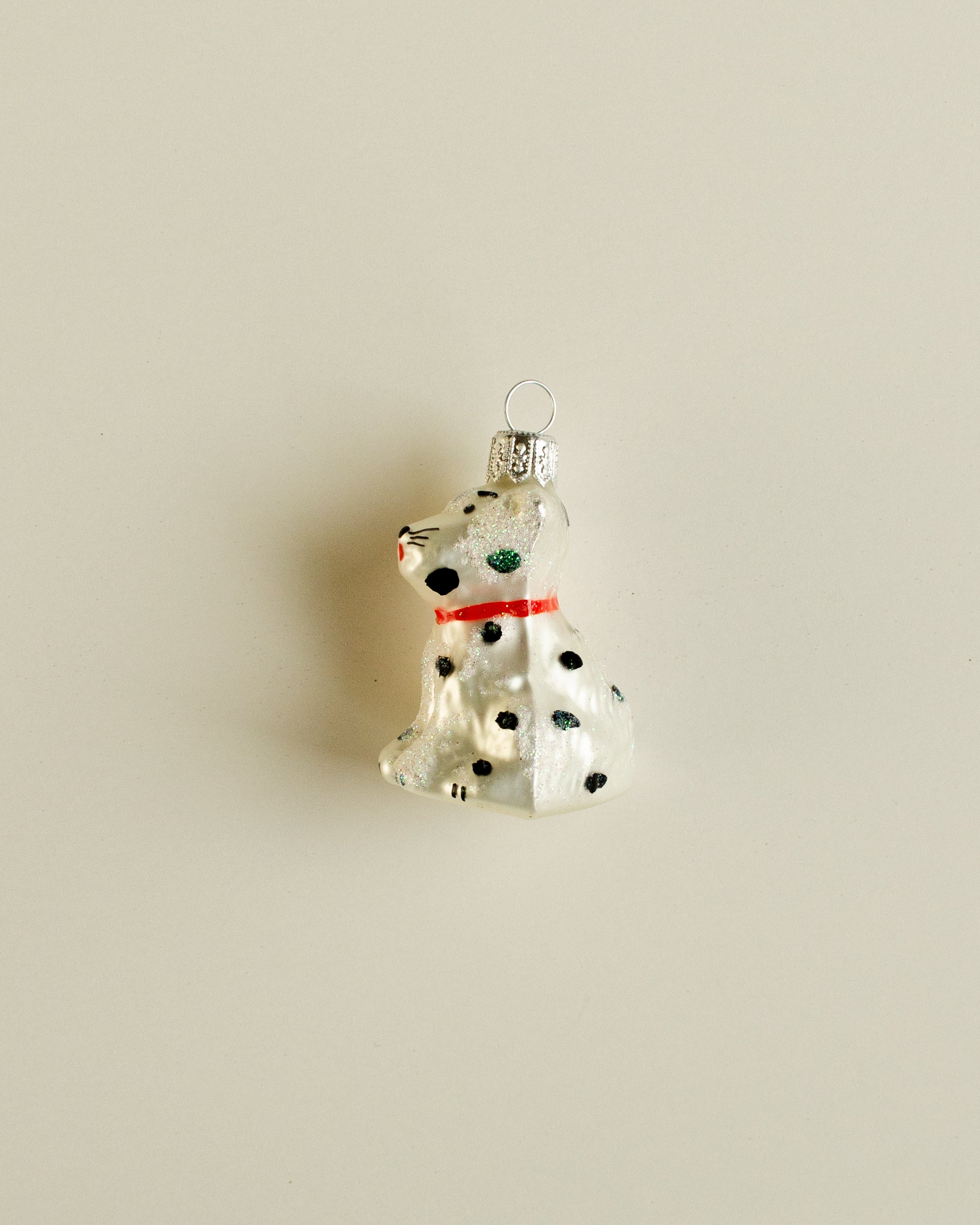 Dalmatian Silver Ornament Small