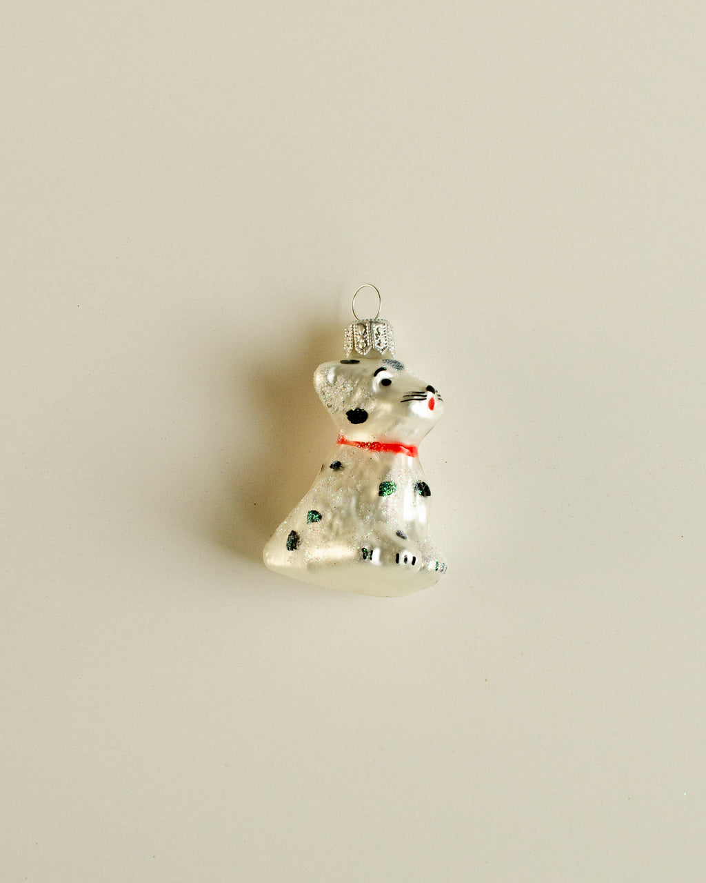 Dalmatian Silver Ornament Small Set of 4
