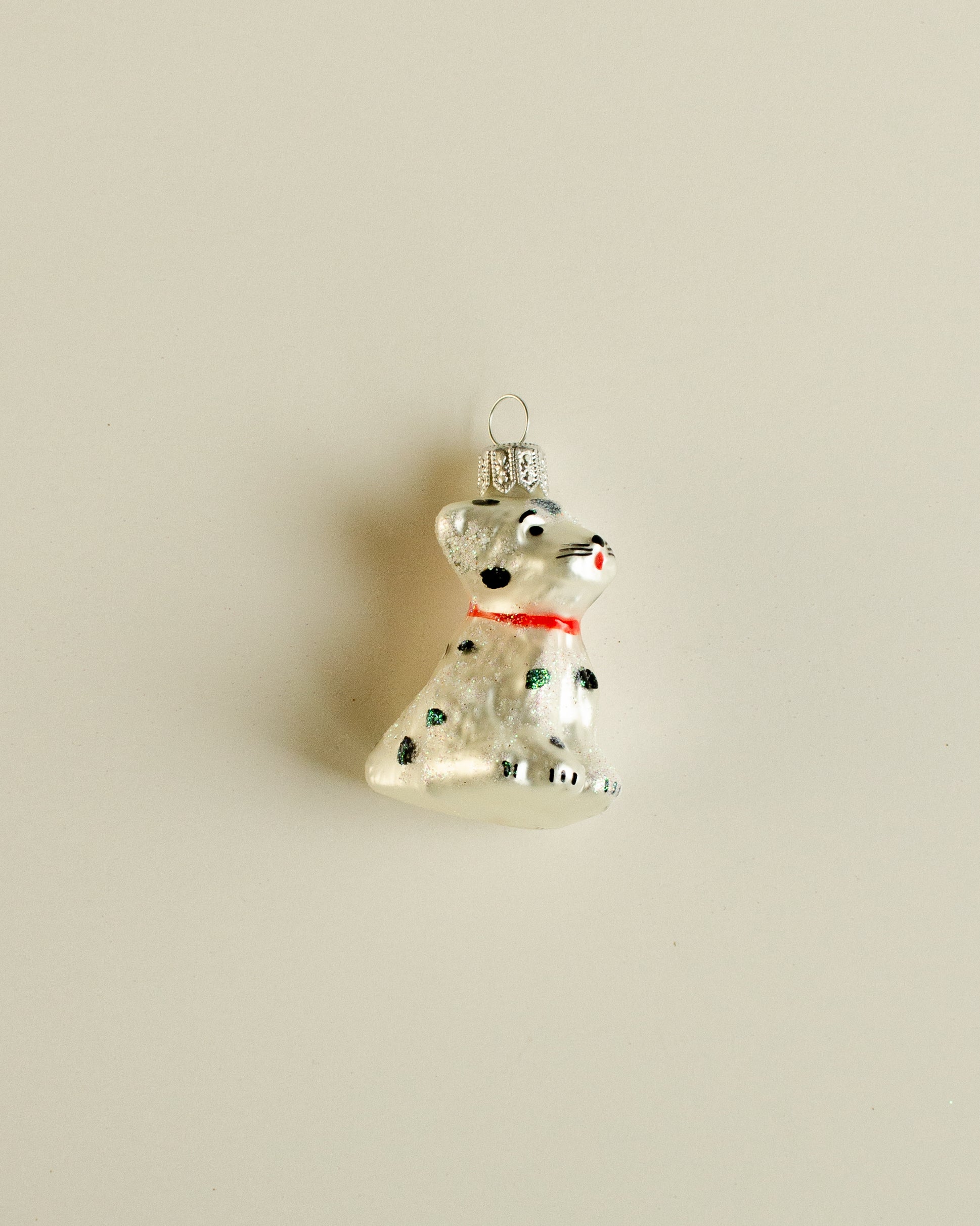 Dalmatian Silver Ornament Small