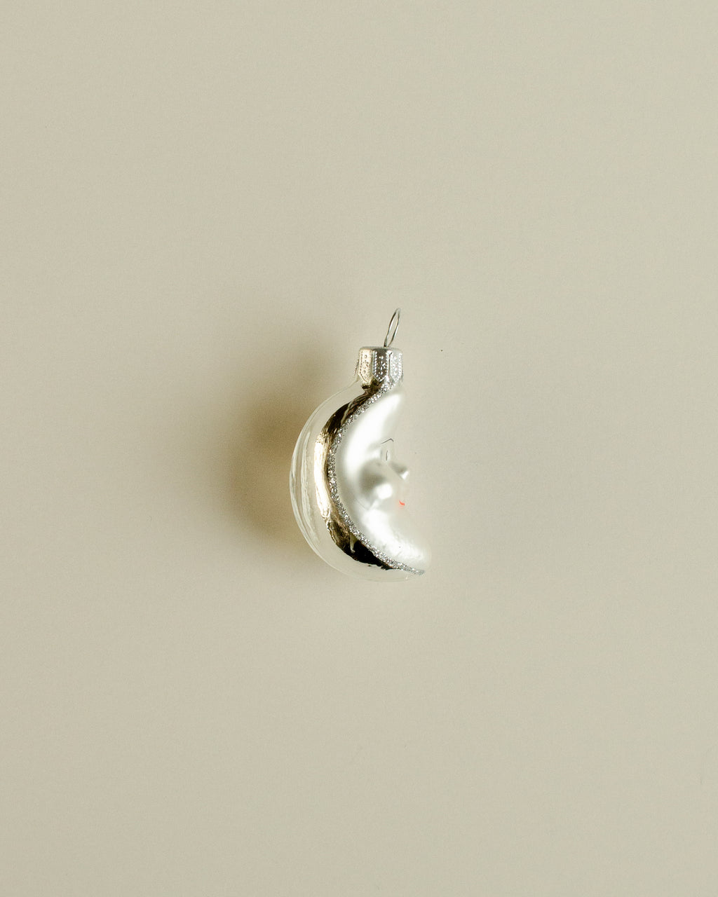 Silver Moon ornament small