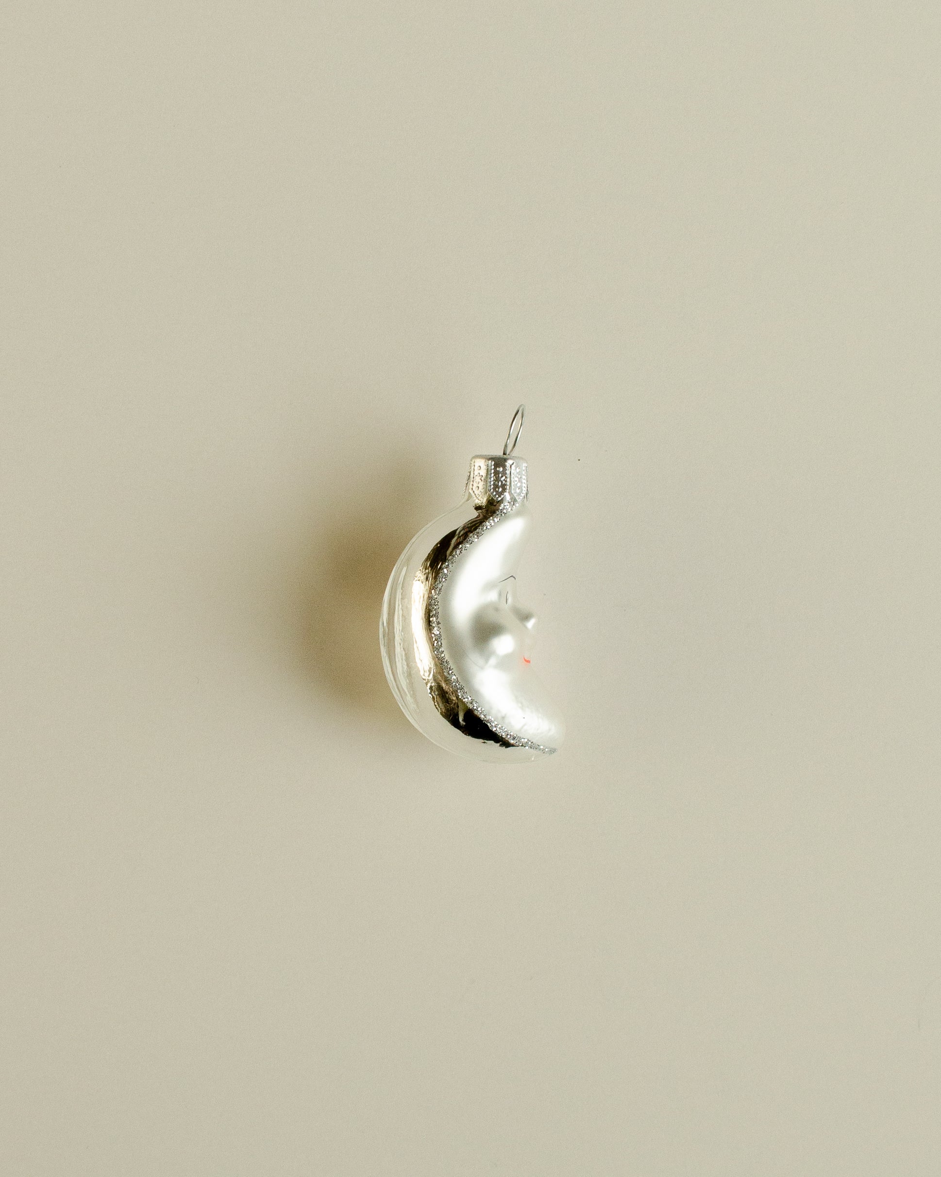 Silver Moon ornament small